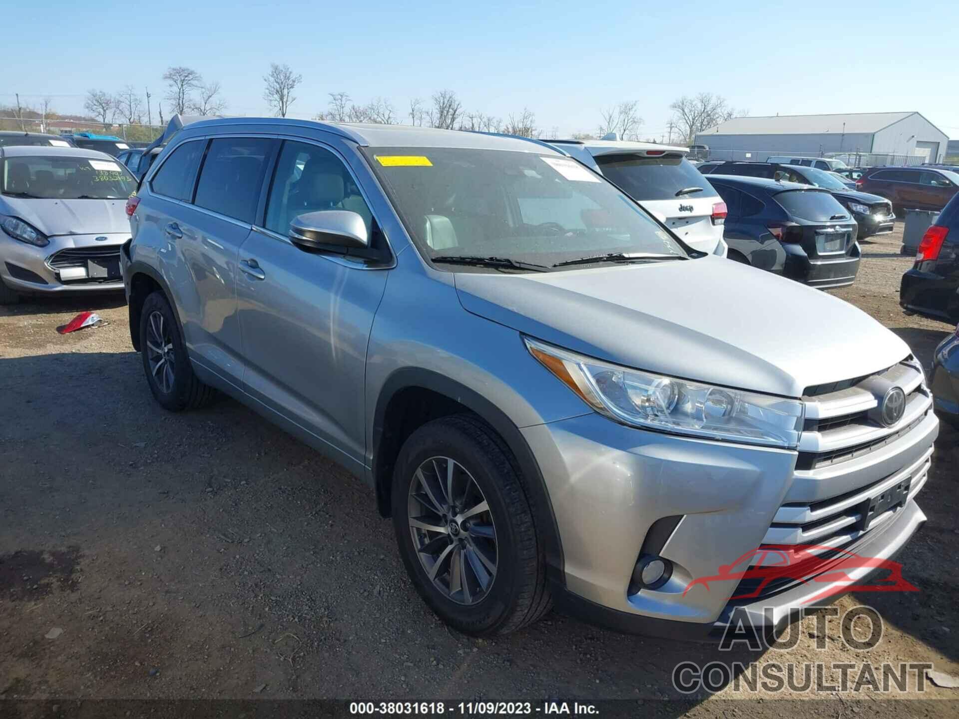 TOYOTA HIGHLANDER 2017 - 5TDJZRFHXHS357383