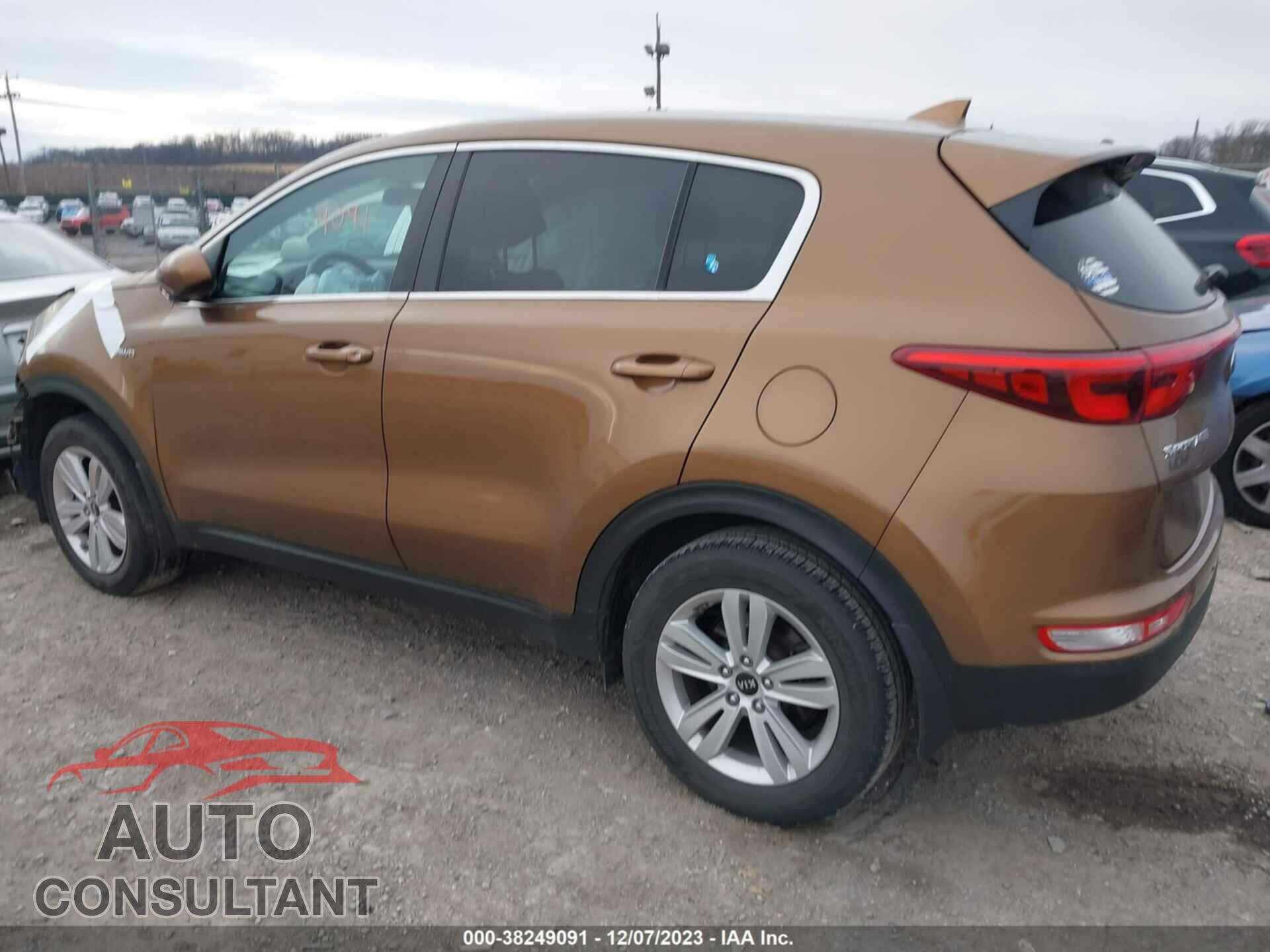 KIA SPORTAGE 2017 - KNDPMCACXH7186100