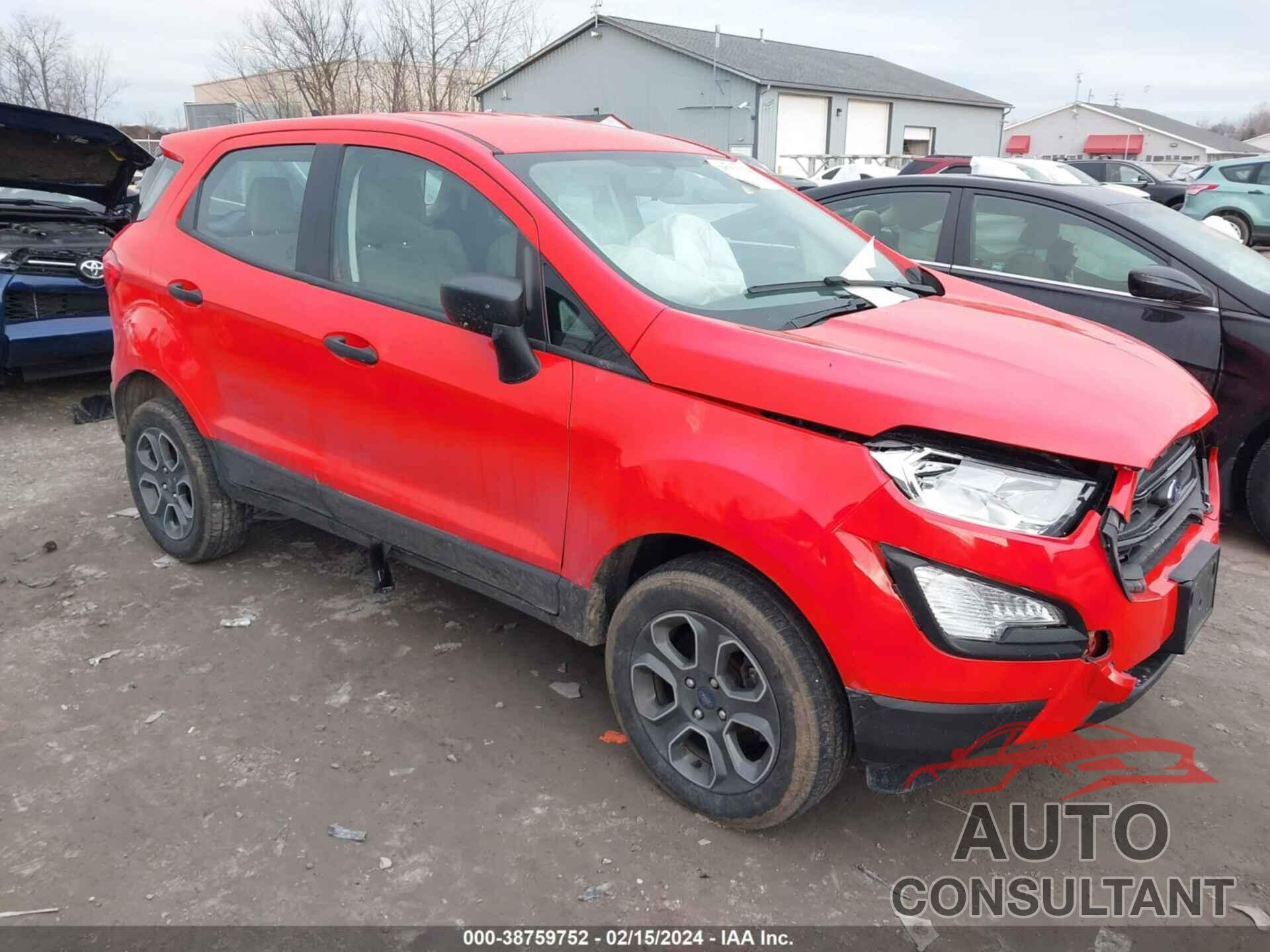 FORD ECOSPORT 2020 - MAJ6S3FL5LC344021