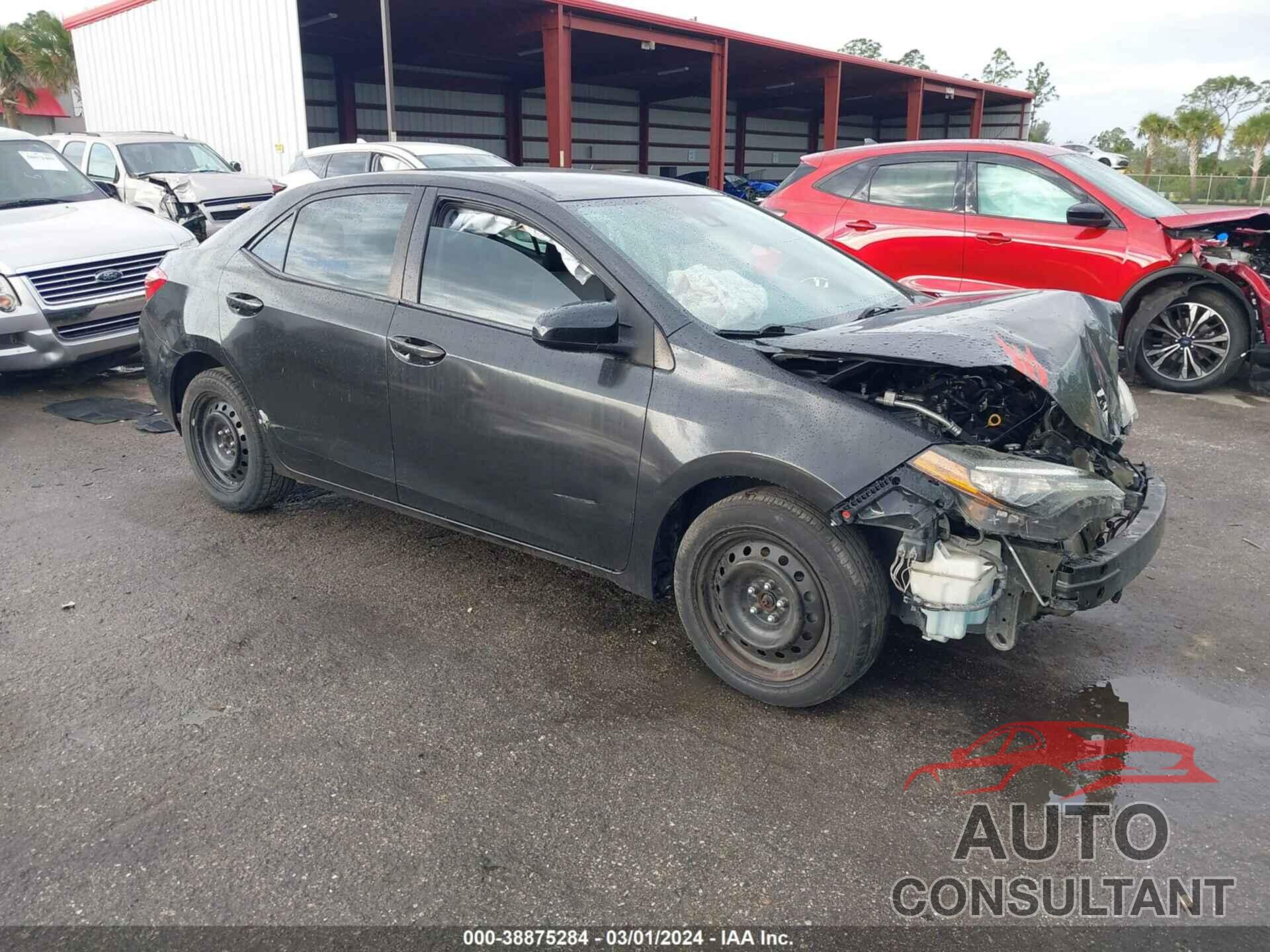 TOYOTA COROLLA 2017 - 2T1BURHE7HC831790