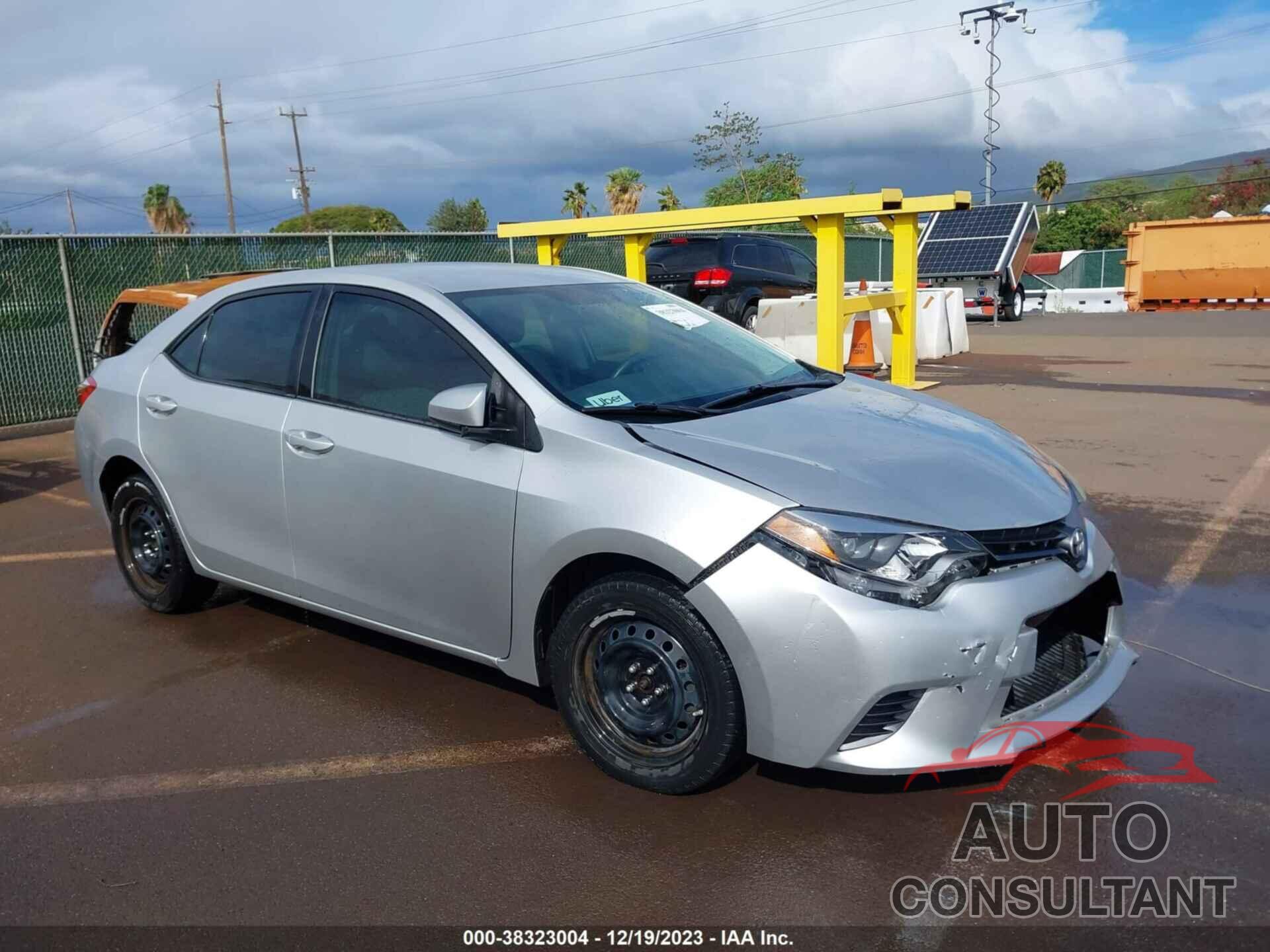 TOYOTA COROLLA 2016 - 5YFBURHE8GP409462