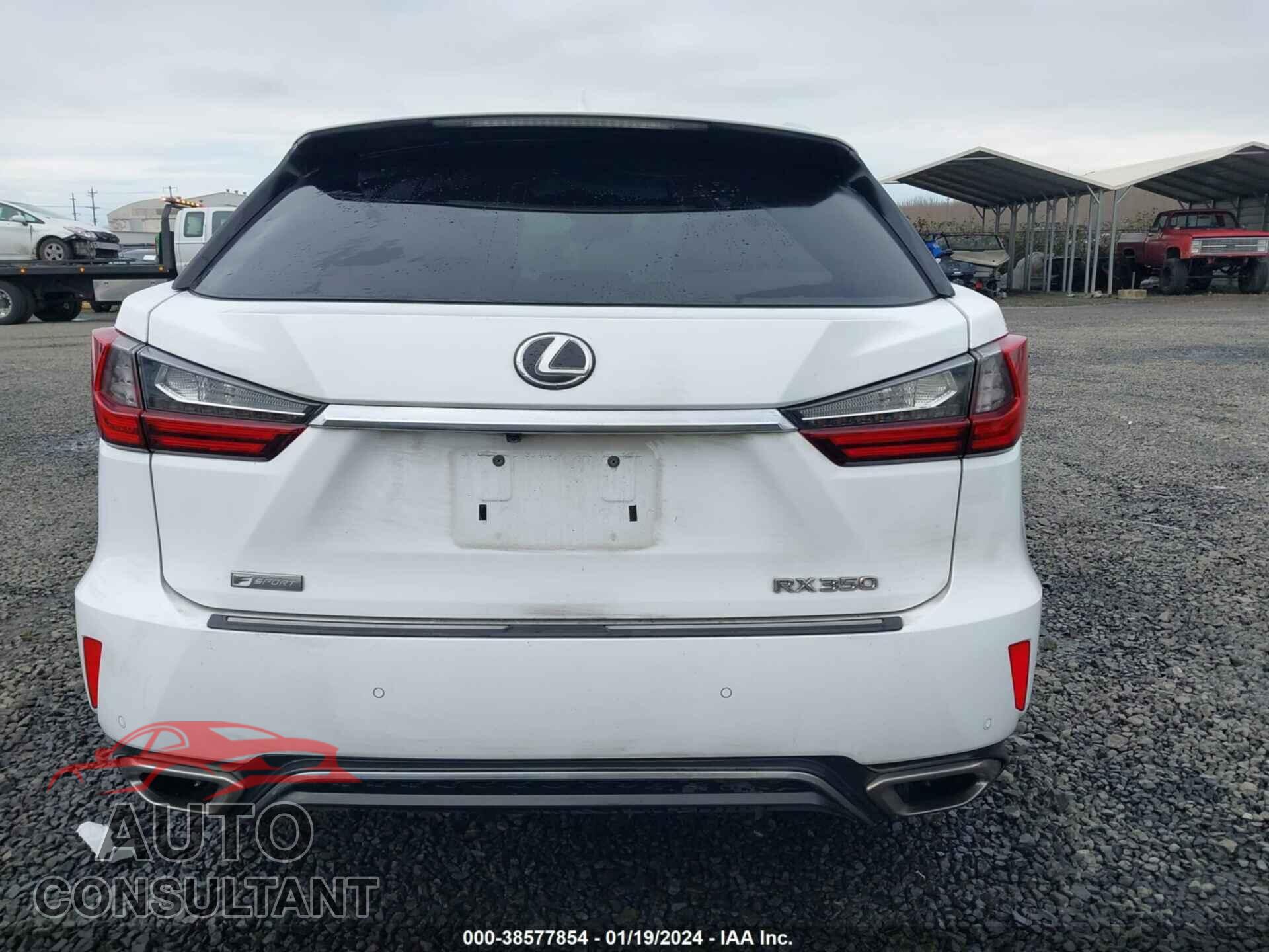 LEXUS RX 350 2017 - 2T2BZMCA4HC084931