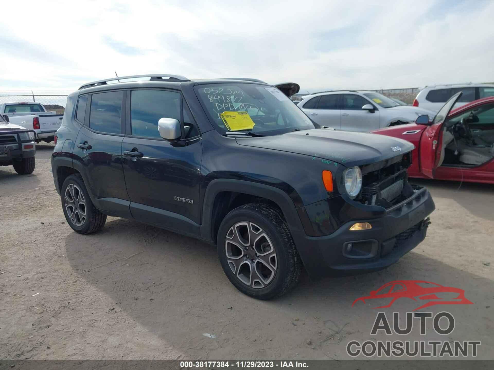 JEEP RENEGADE 2017 - ZACCJBDB0HPE66339