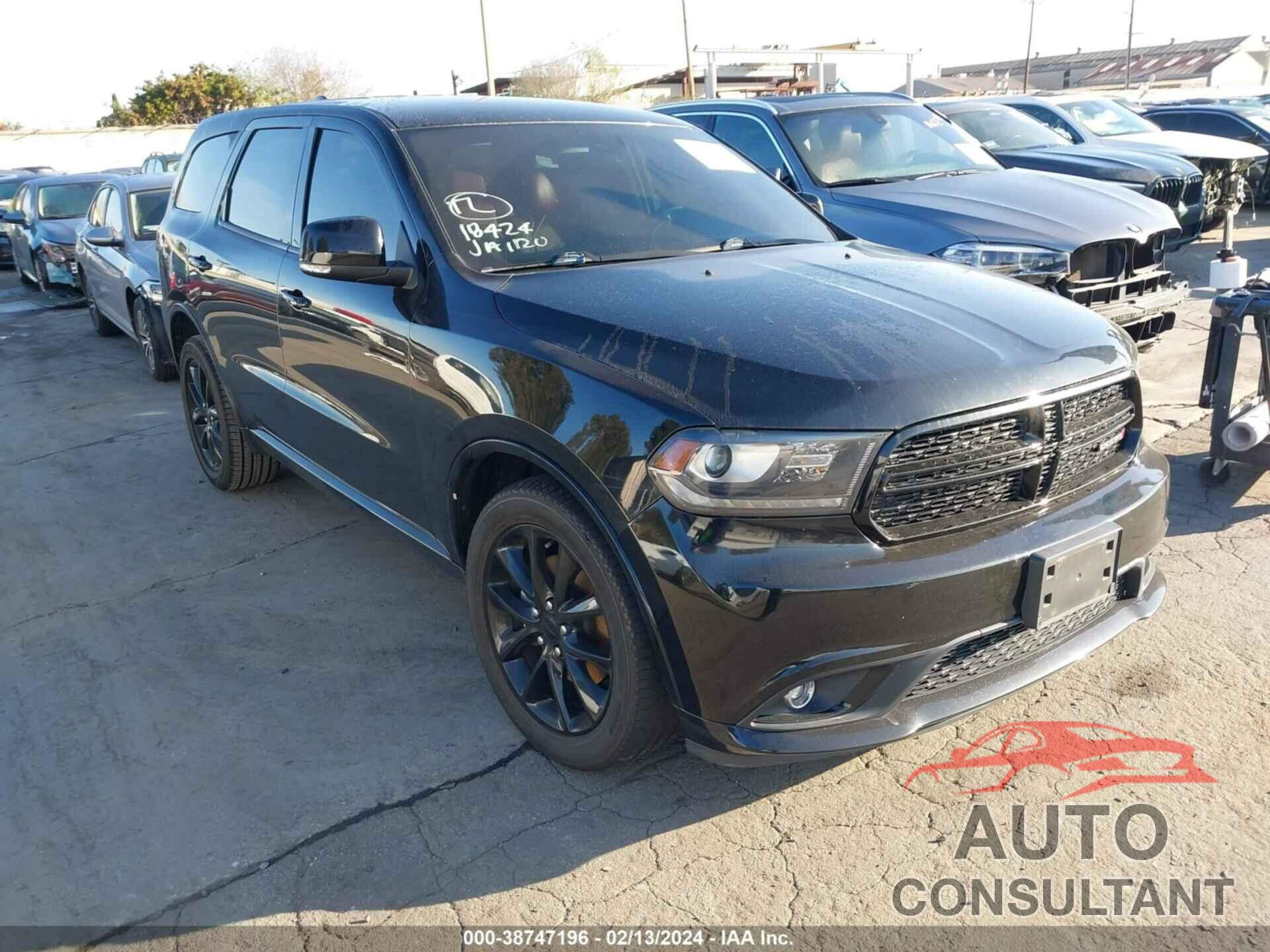 DODGE DURANGO 2017 - 1C4SDHCT6HC950732