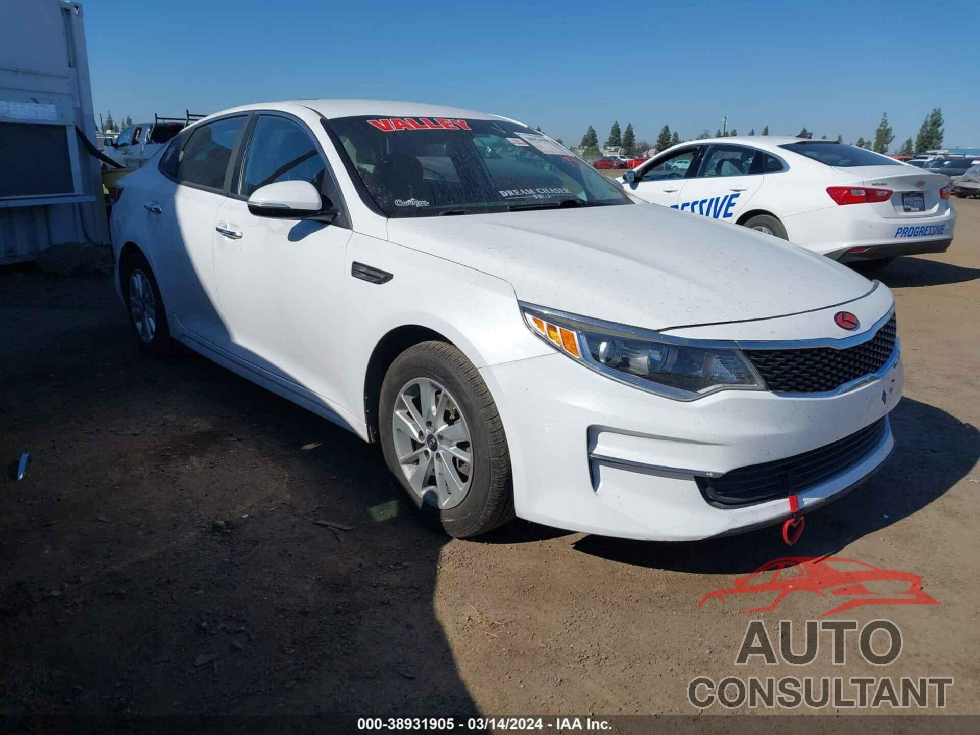 KIA OPTIMA 2018 - 5XXGT4L36JG185271