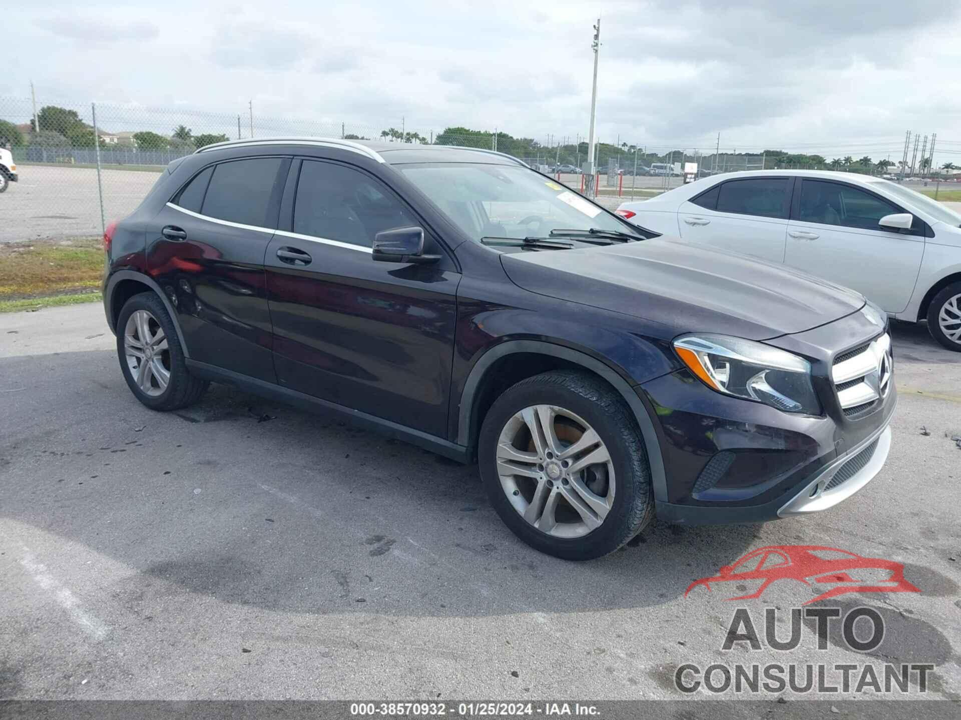 MERCEDES-BENZ GLA 250 2016 - WDCTG4EBXGJ217337