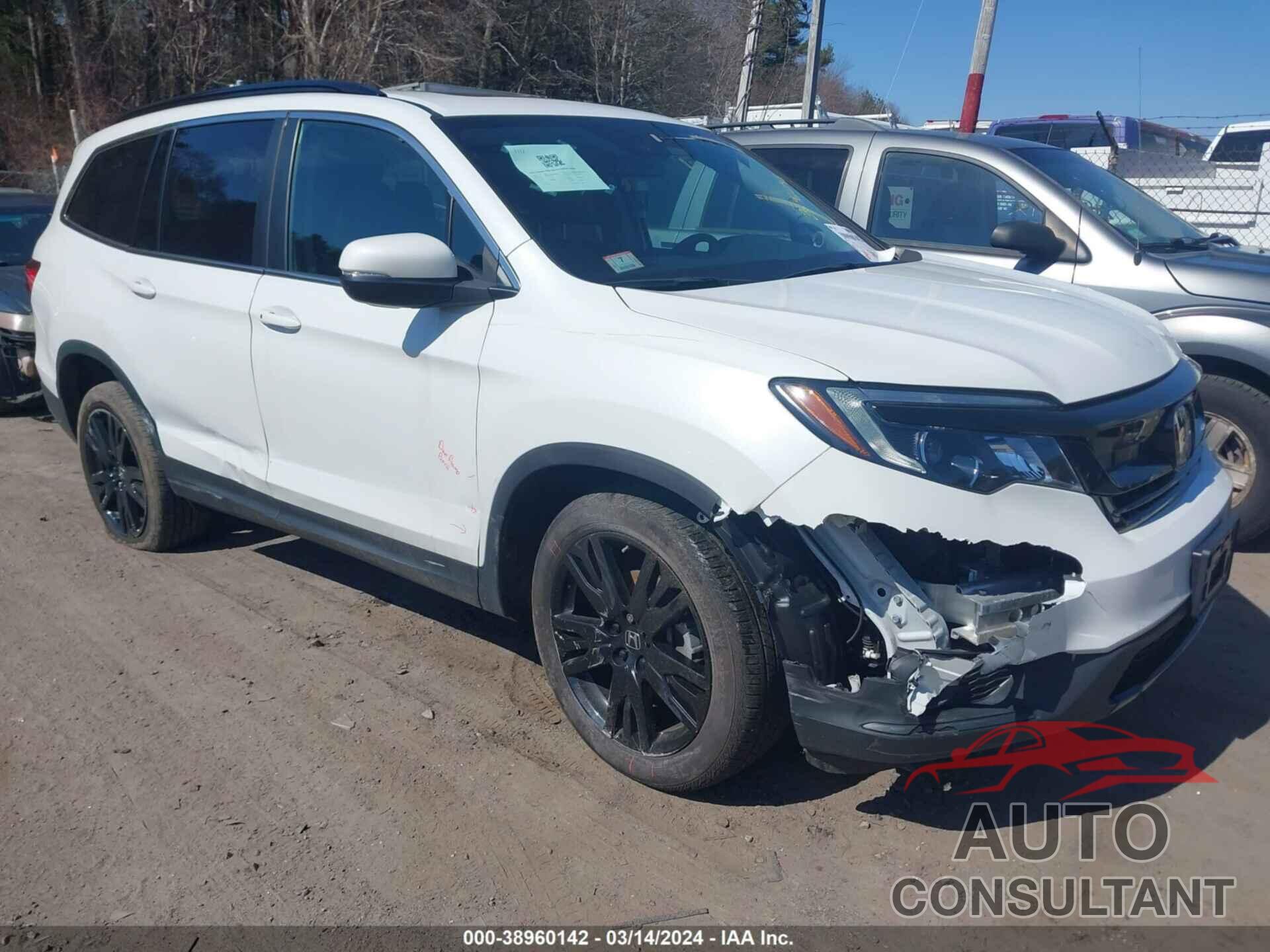 HONDA PILOT 2021 - 5FNYF6H25MB086407