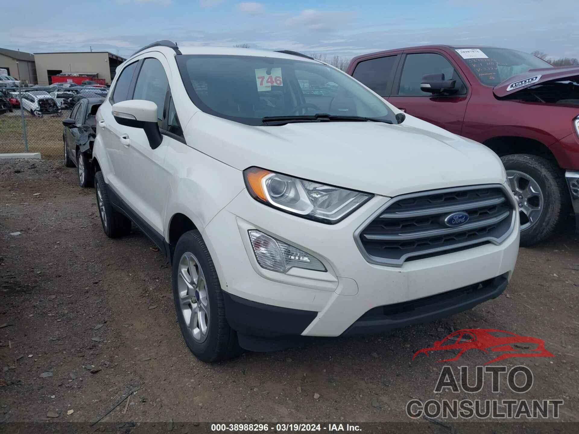 FORD ECOSPORT 2019 - MAJ6S3GL4KC283077