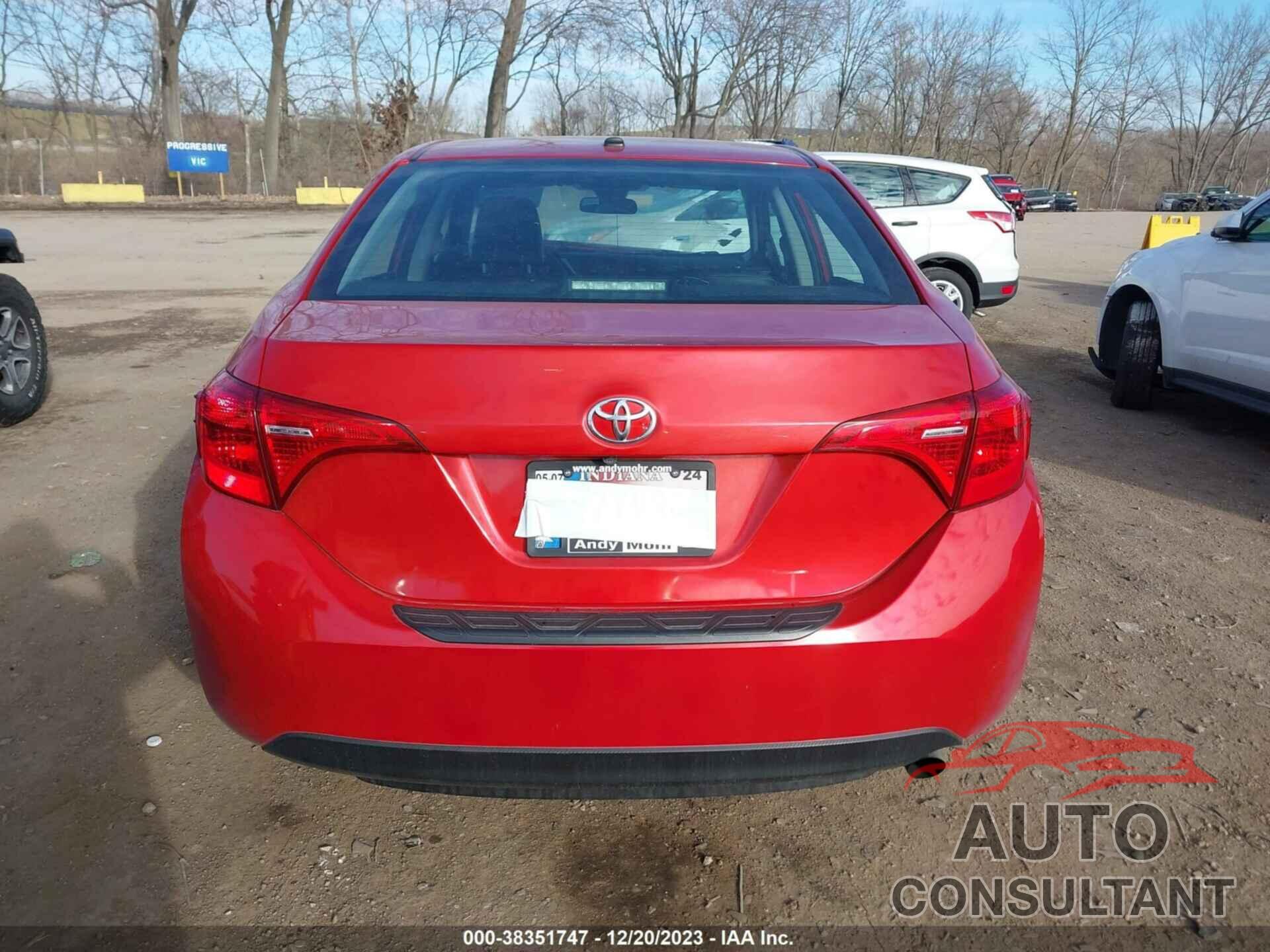 TOYOTA COROLLA 2017 - 5YFBURHE4HP660853