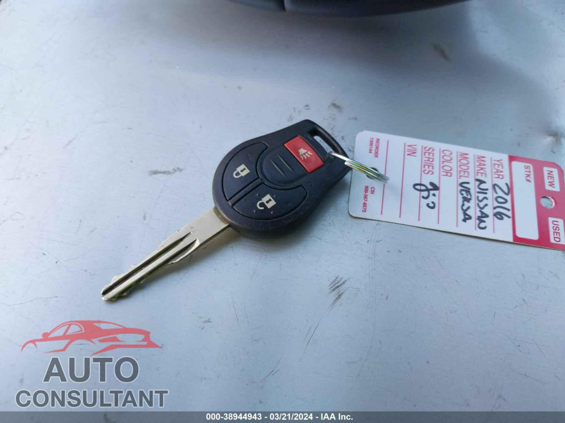 NISSAN VERSA NOTE 2016 - 3N1CE2CP5GL357113