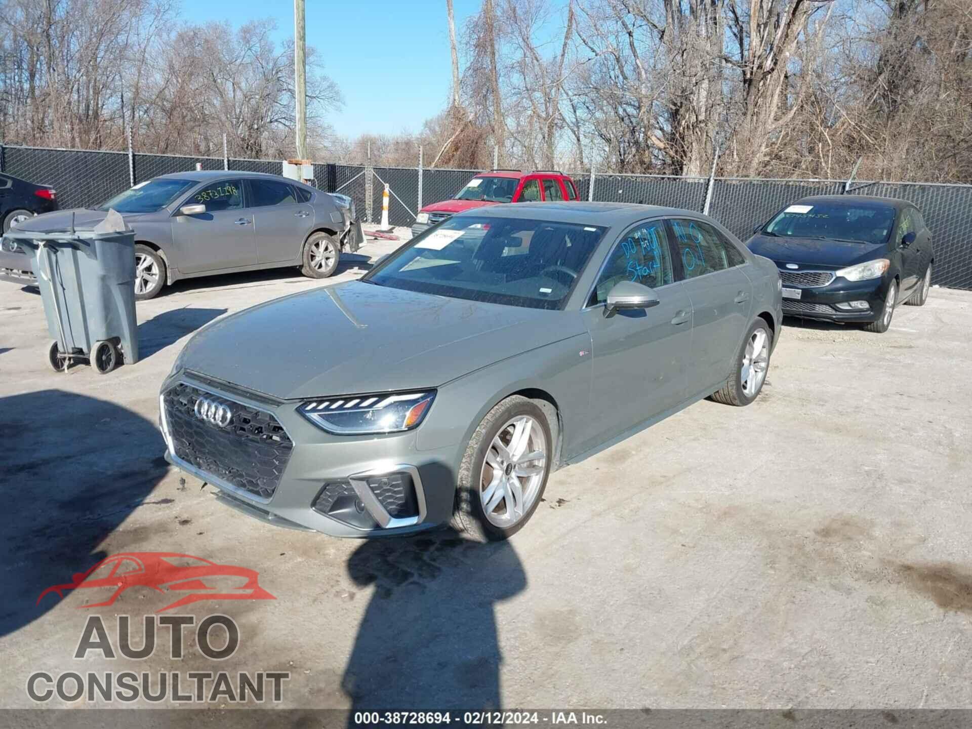 AUDI A4 2023 - WAUEAAF45PN011721