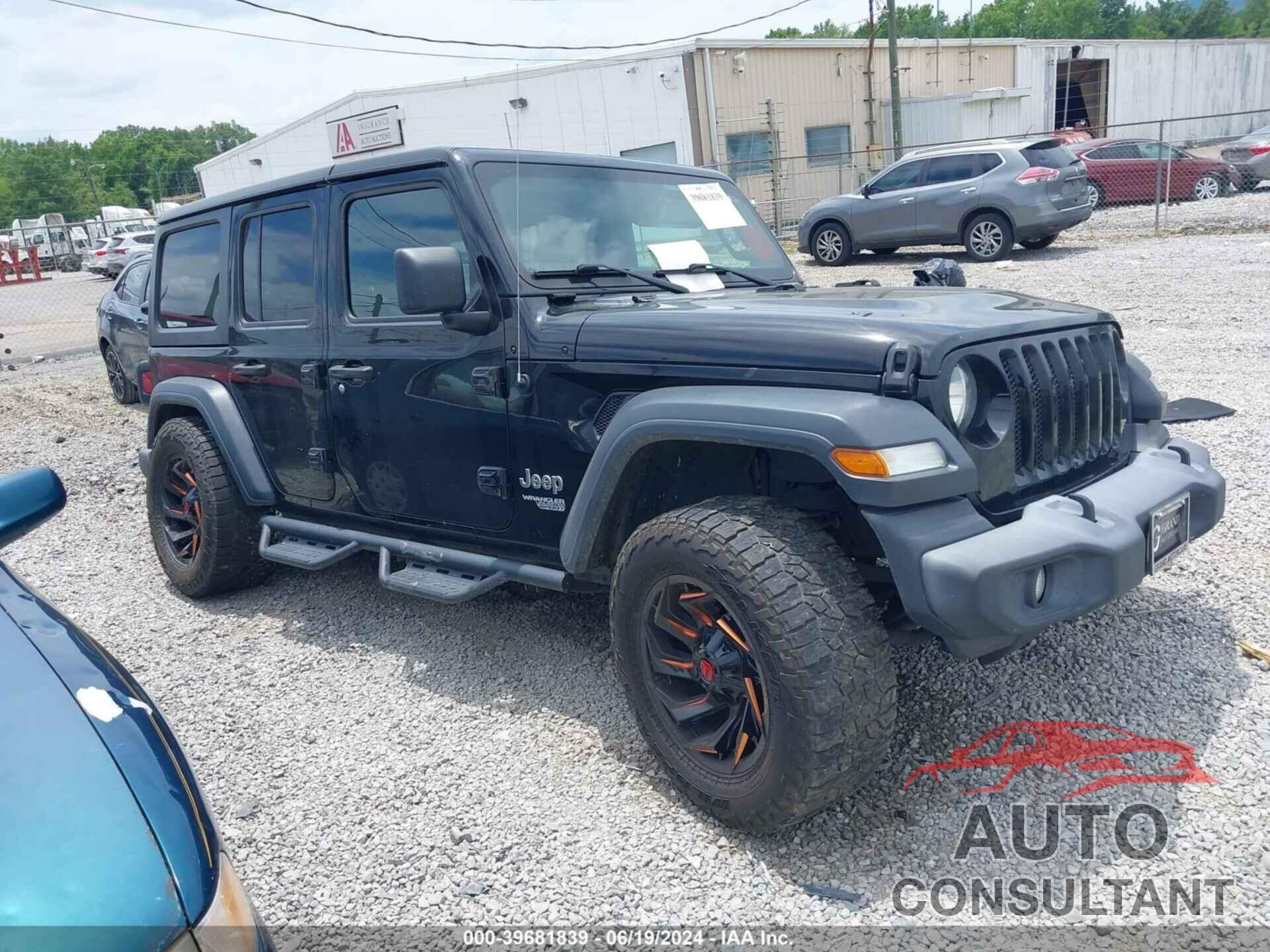 JEEP WRANGLER UNLIMITED 2019 - 1C4HJXDG7KW537626