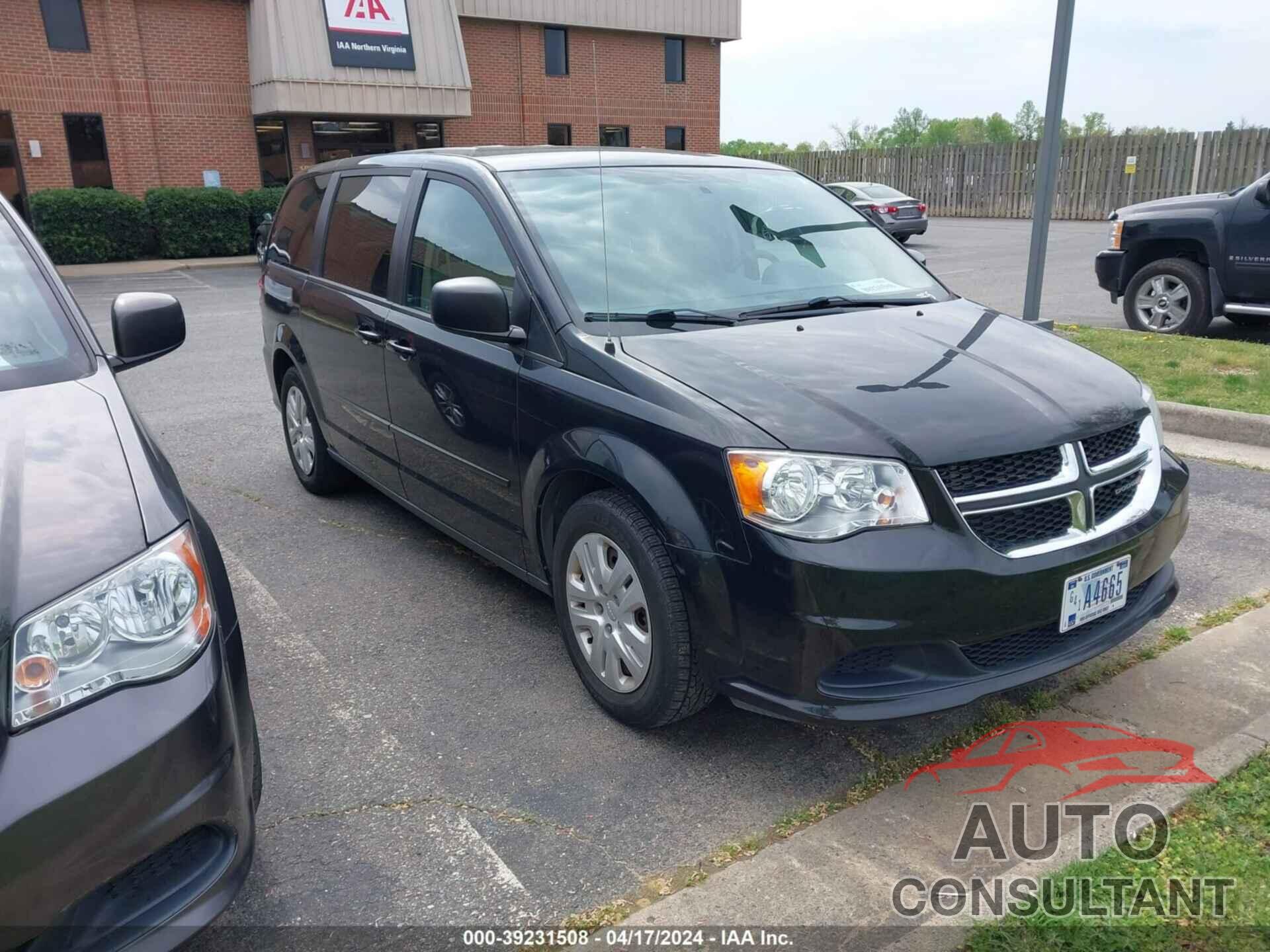 DODGE GRAND CARAVAN 2016 - 2C4RDGBGXGR100587