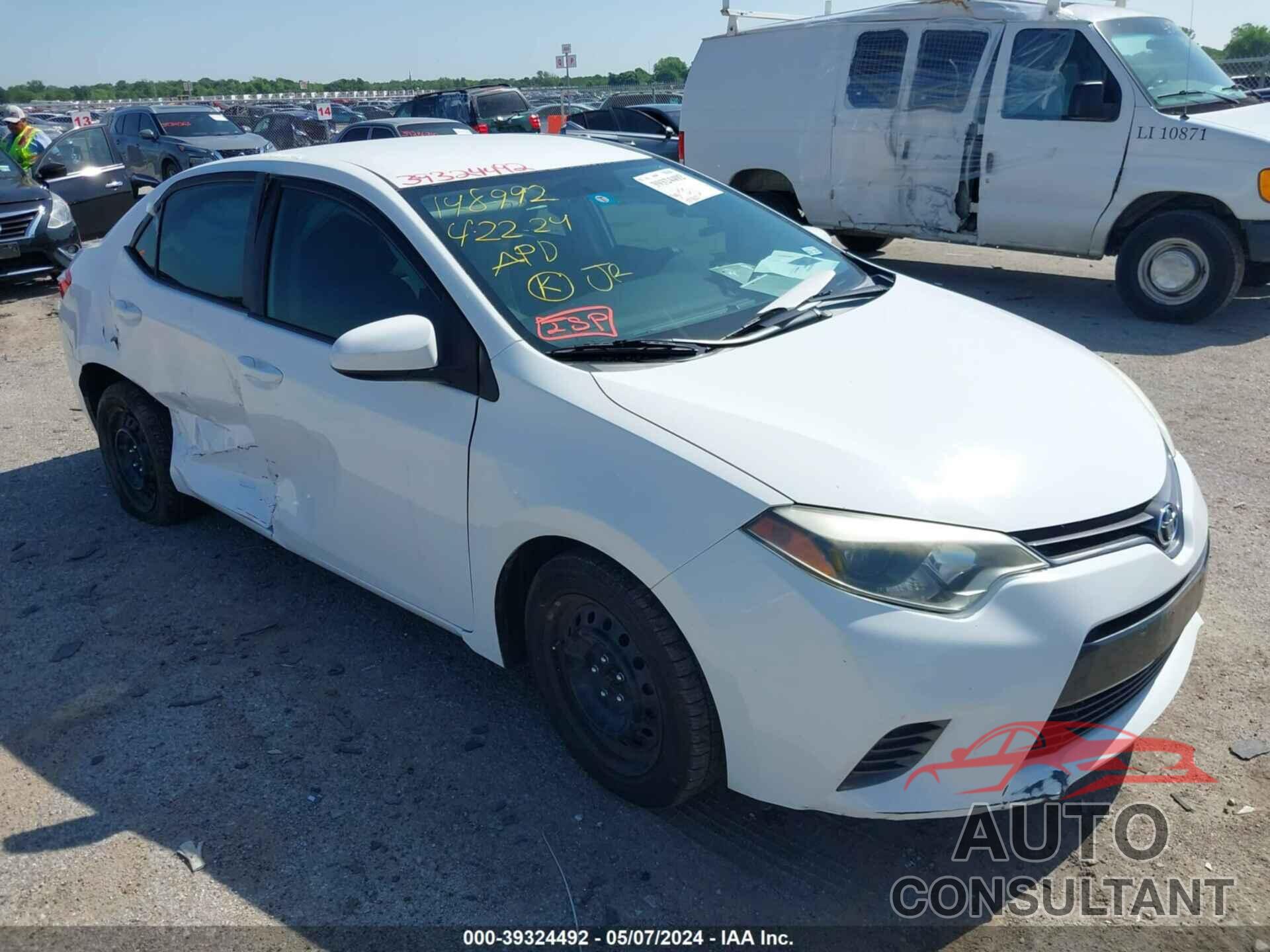 TOYOTA COROLLA 2016 - 5YFBURHE9GP468178