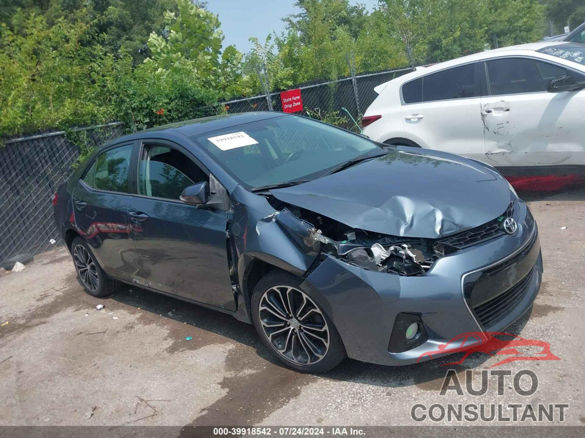 TOYOTA COROLLA 2016 - 2T1BURHE5GC565667