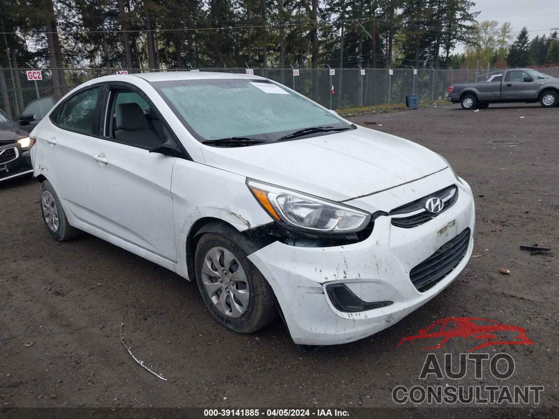 HYUNDAI ACCENT 2017 - KMHCT4AE0HU316472