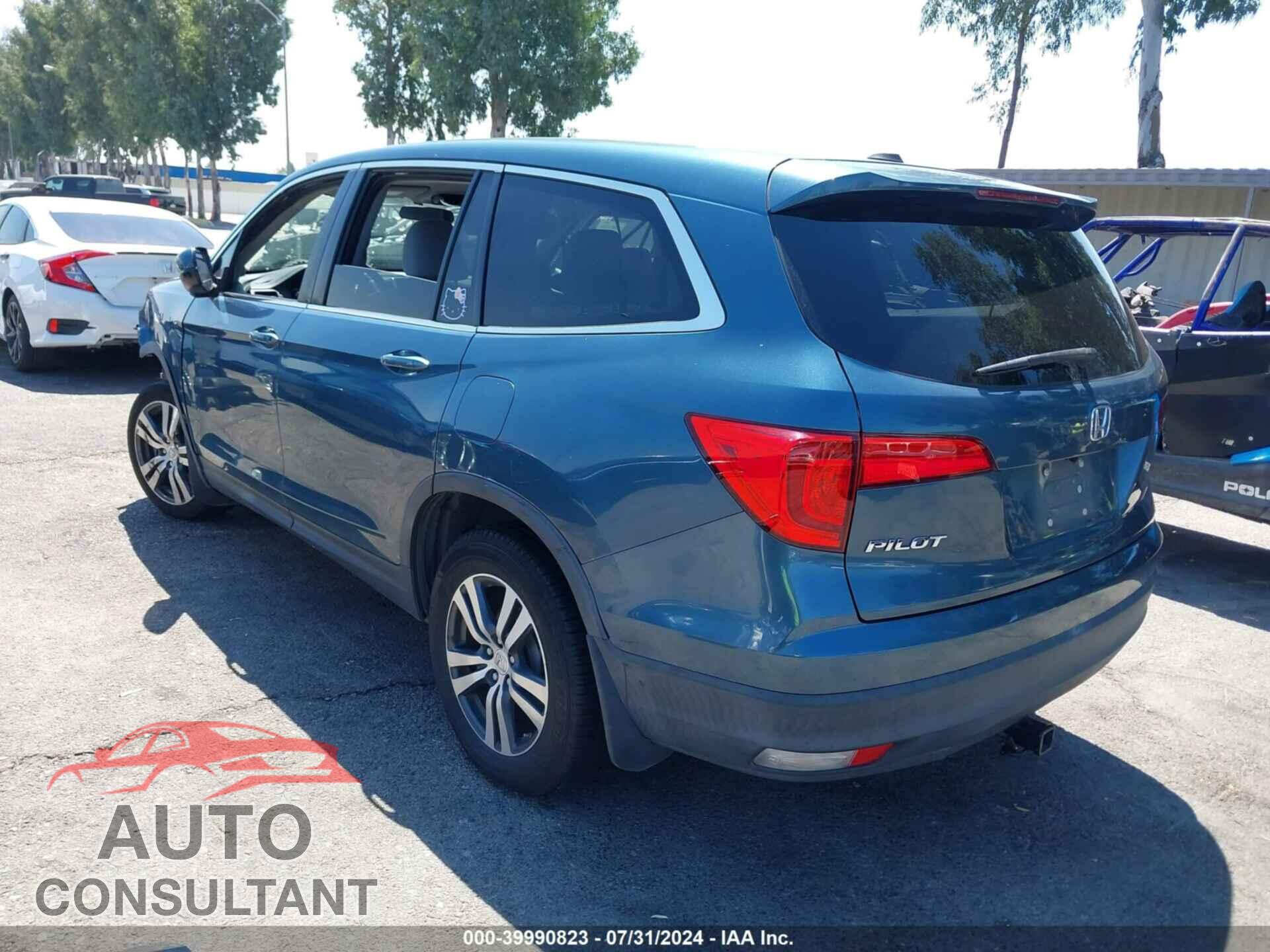 HONDA PILOT 2017 - 5FNYF5H32HB042132