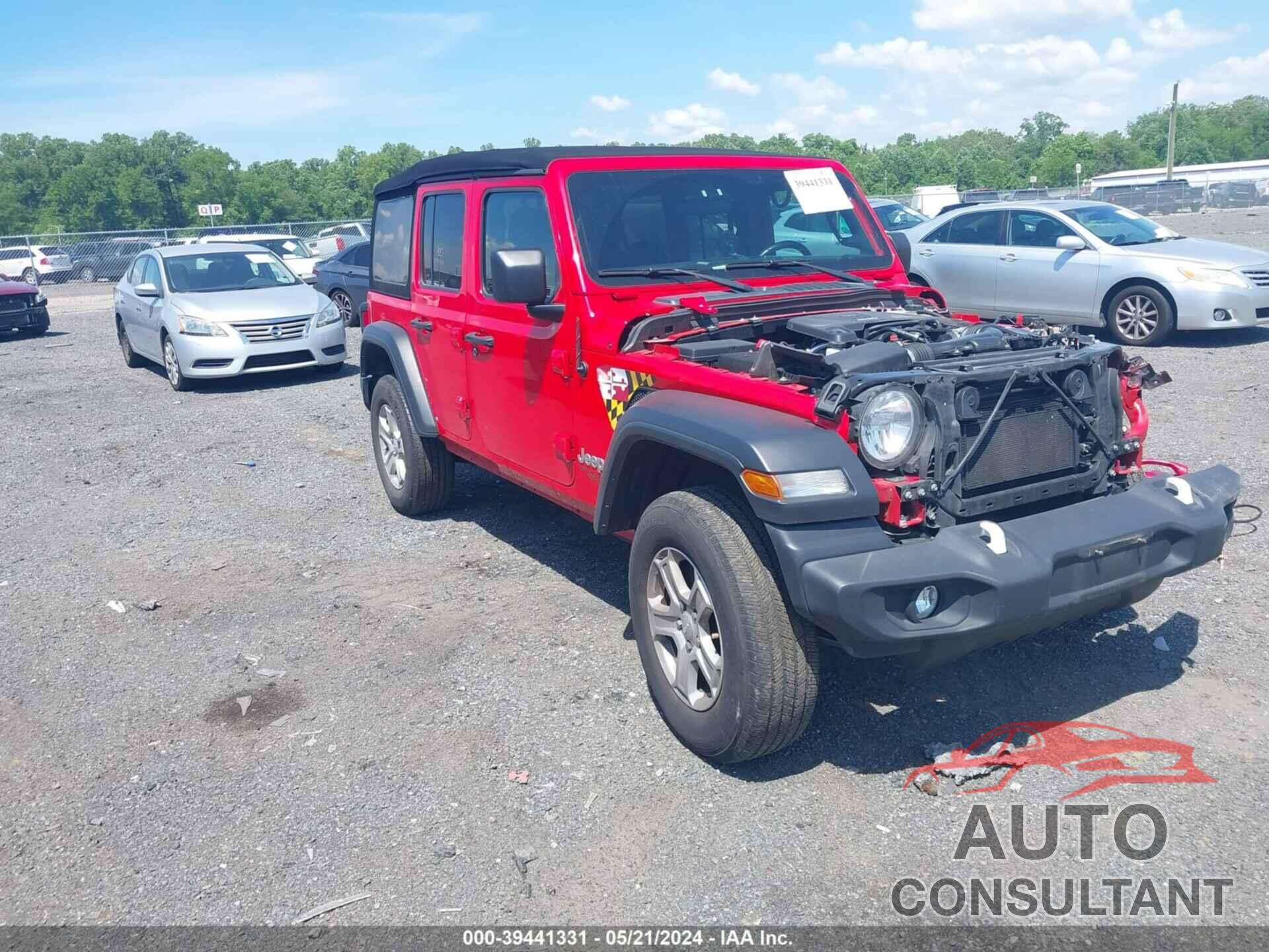JEEP WRANGLER UNLIMITED 2021 - 1C4HJXDG9MW507272