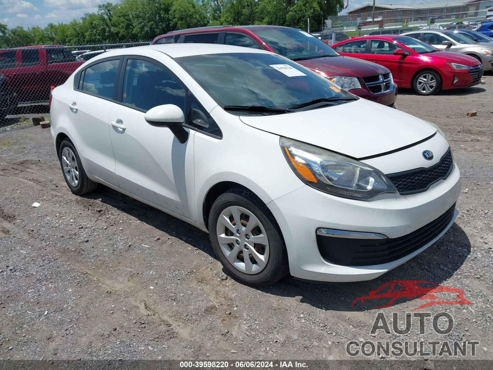 KIA RIO 2016 - KNADM4A36G6595267