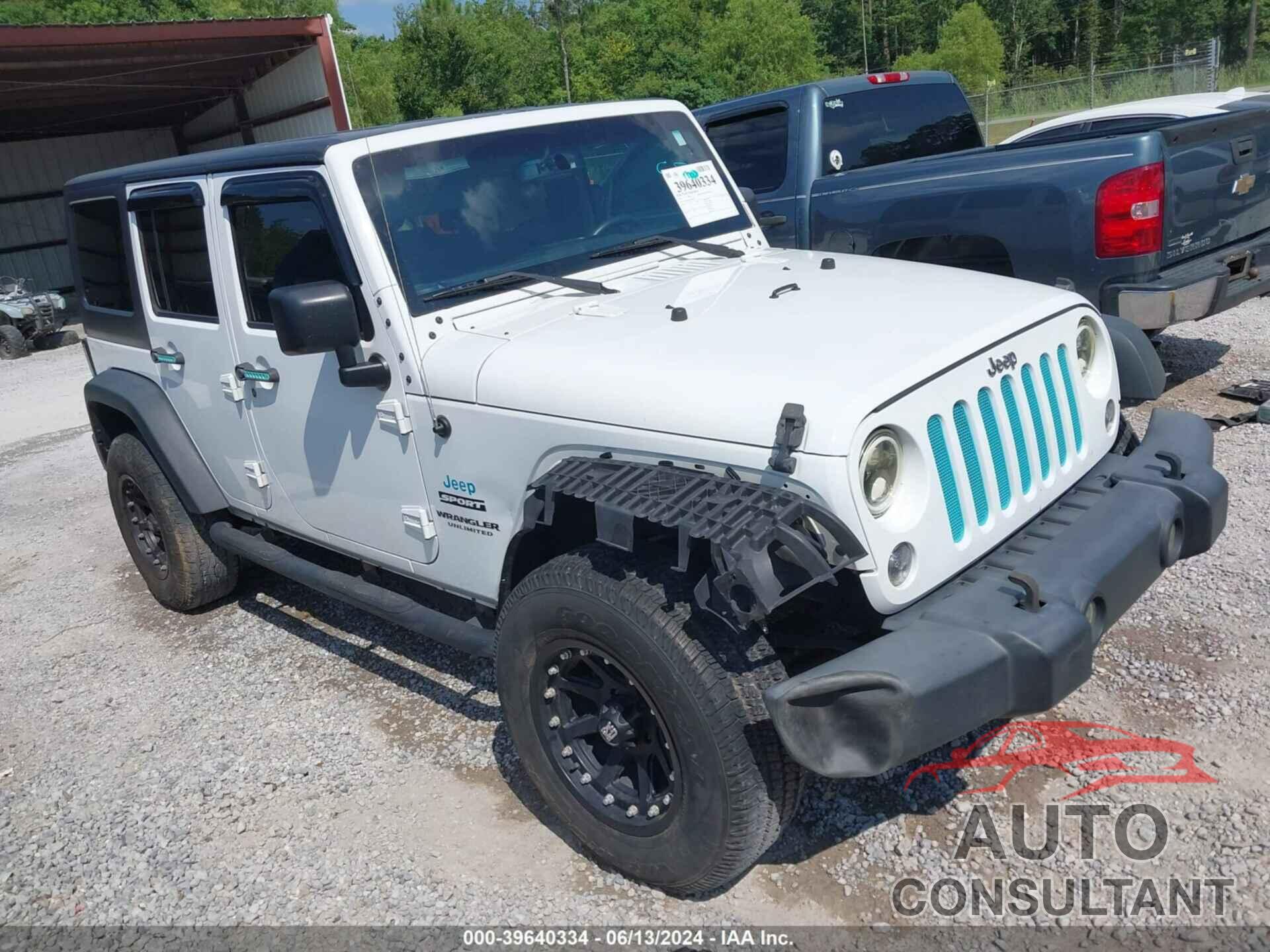 JEEP WRANGLER UNLIMITED 2016 - 1C4BJWDG4GL160939