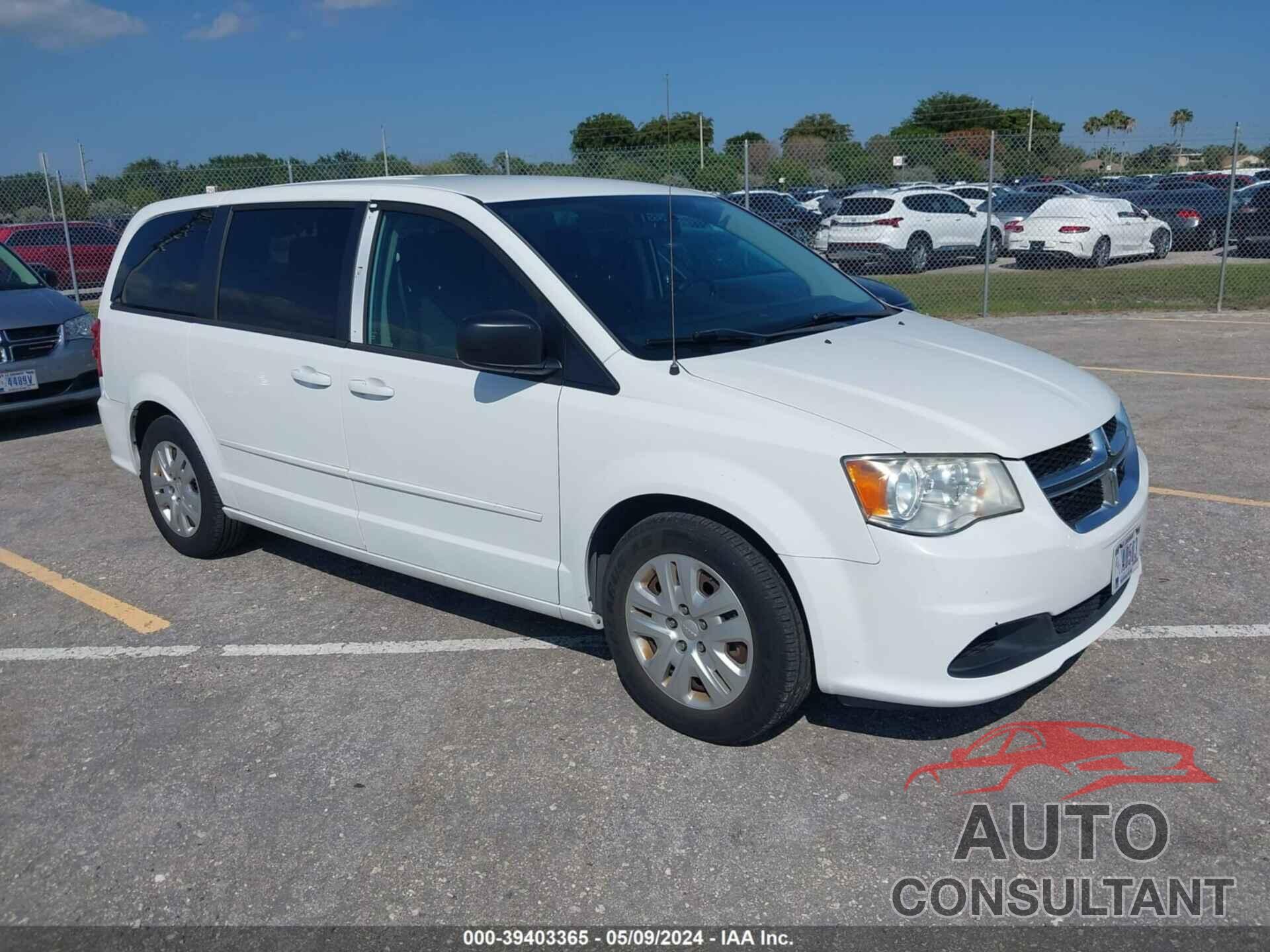 DODGE GRAND CARAVAN 2016 - 2C4RDGBG7GR101843