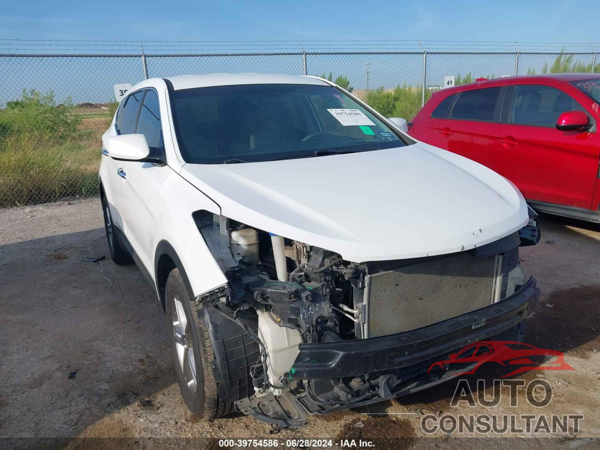 HYUNDAI SANTA FE SPORT 2017 - 5XYZTDLB5HG414173