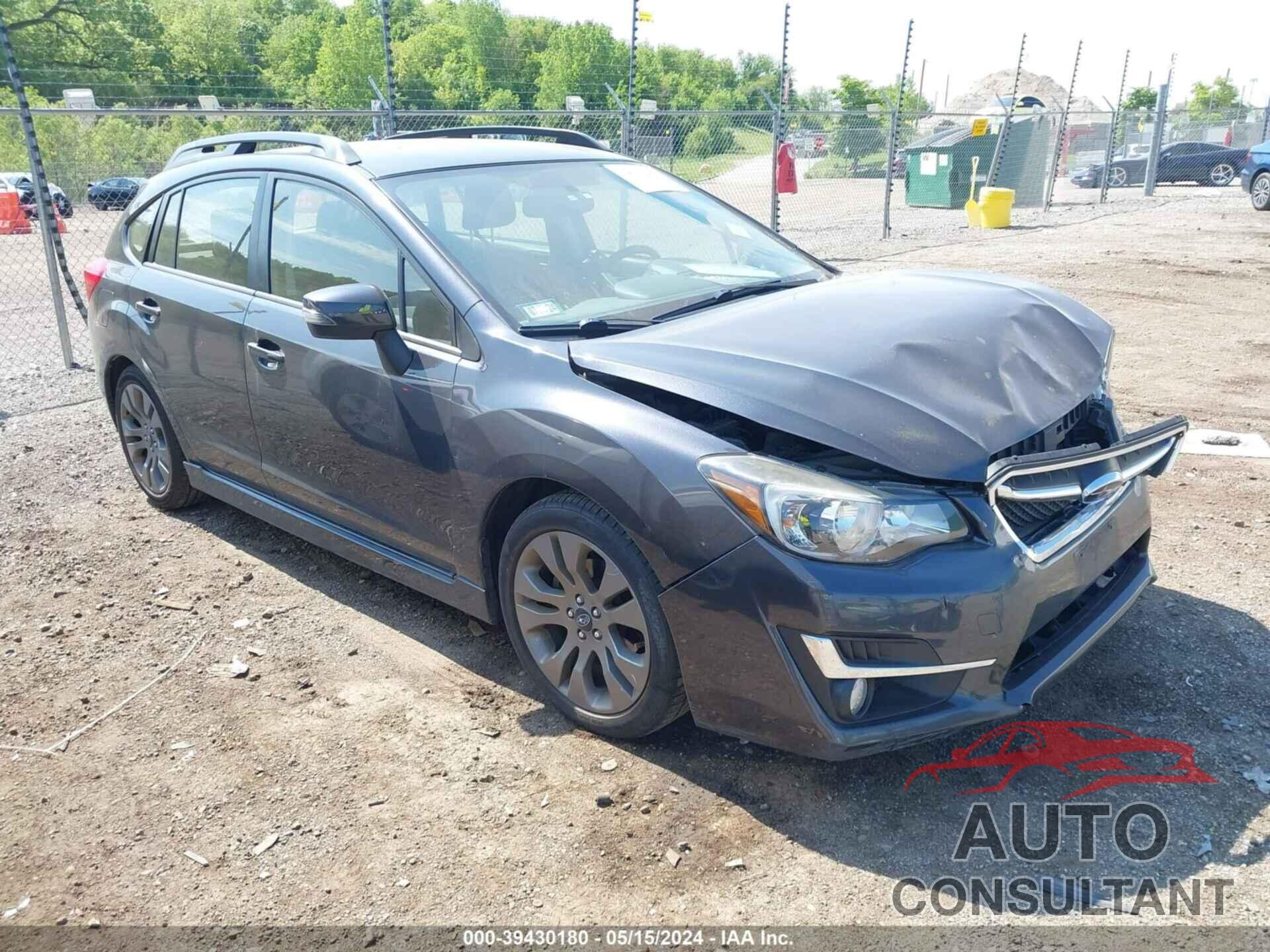 SUBARU IMPREZA 2016 - JF1GPAP64G8227994