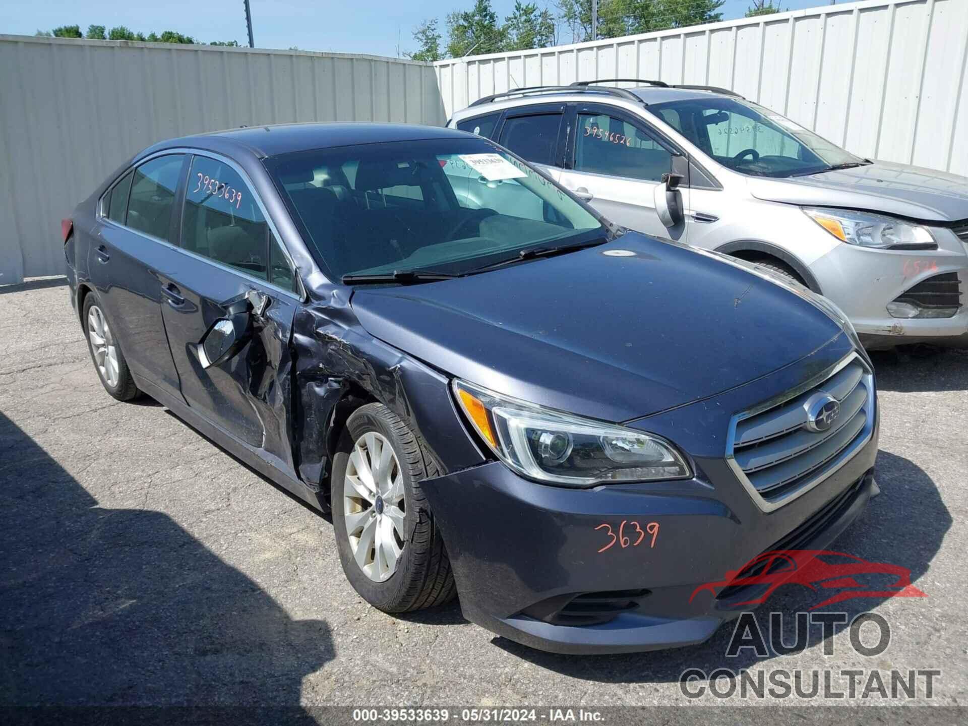 SUBARU LEGACY 2016 - 4S3BNBC60G3004094