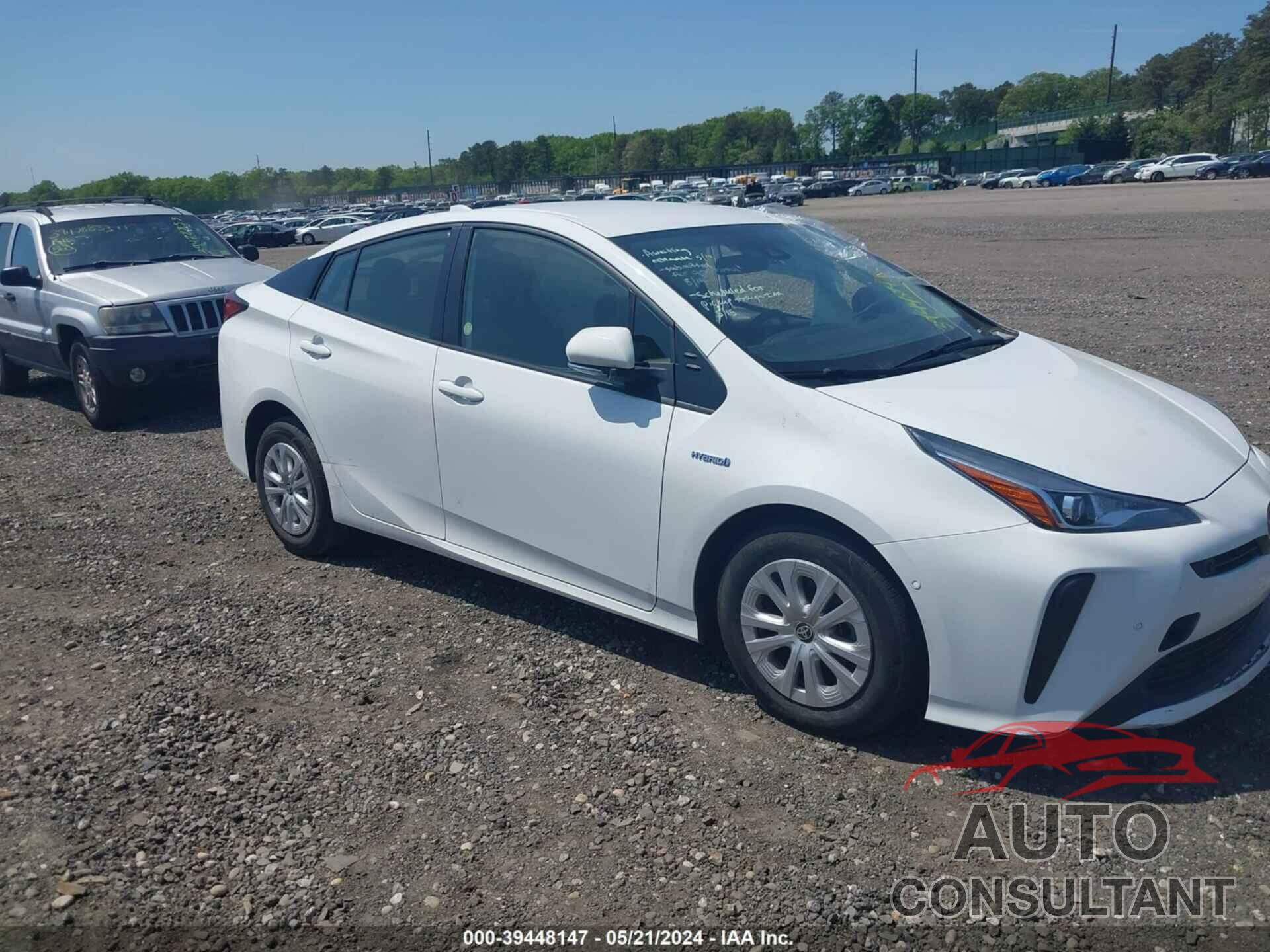 TOYOTA PRIUS 2021 - JTDKAMFUXM3143467