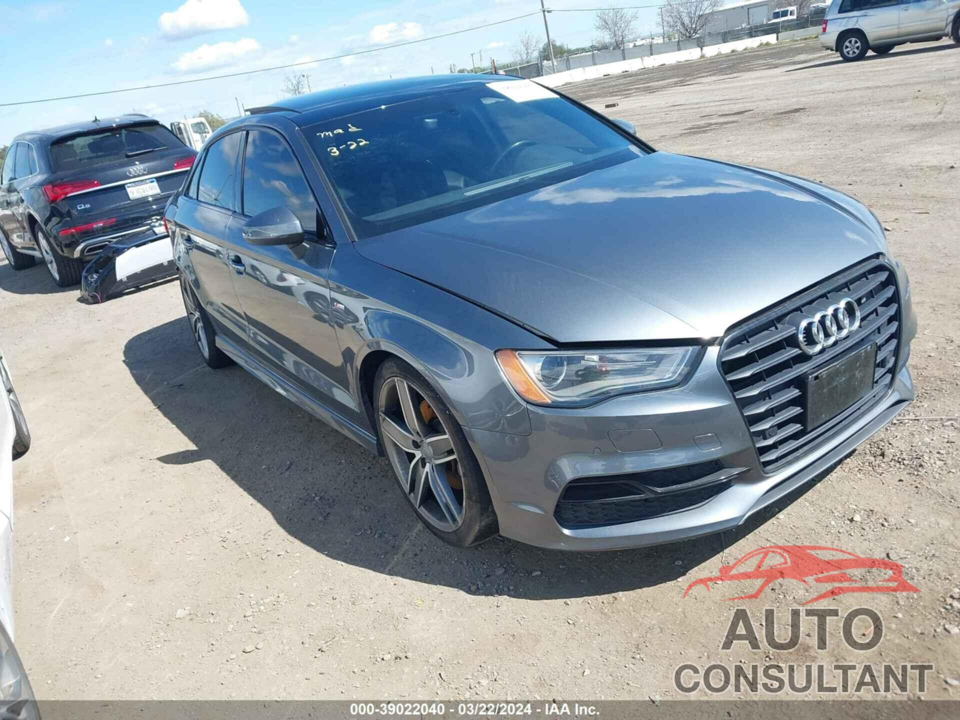 AUDI A3 2016 - WAUA7GFF3G1041244