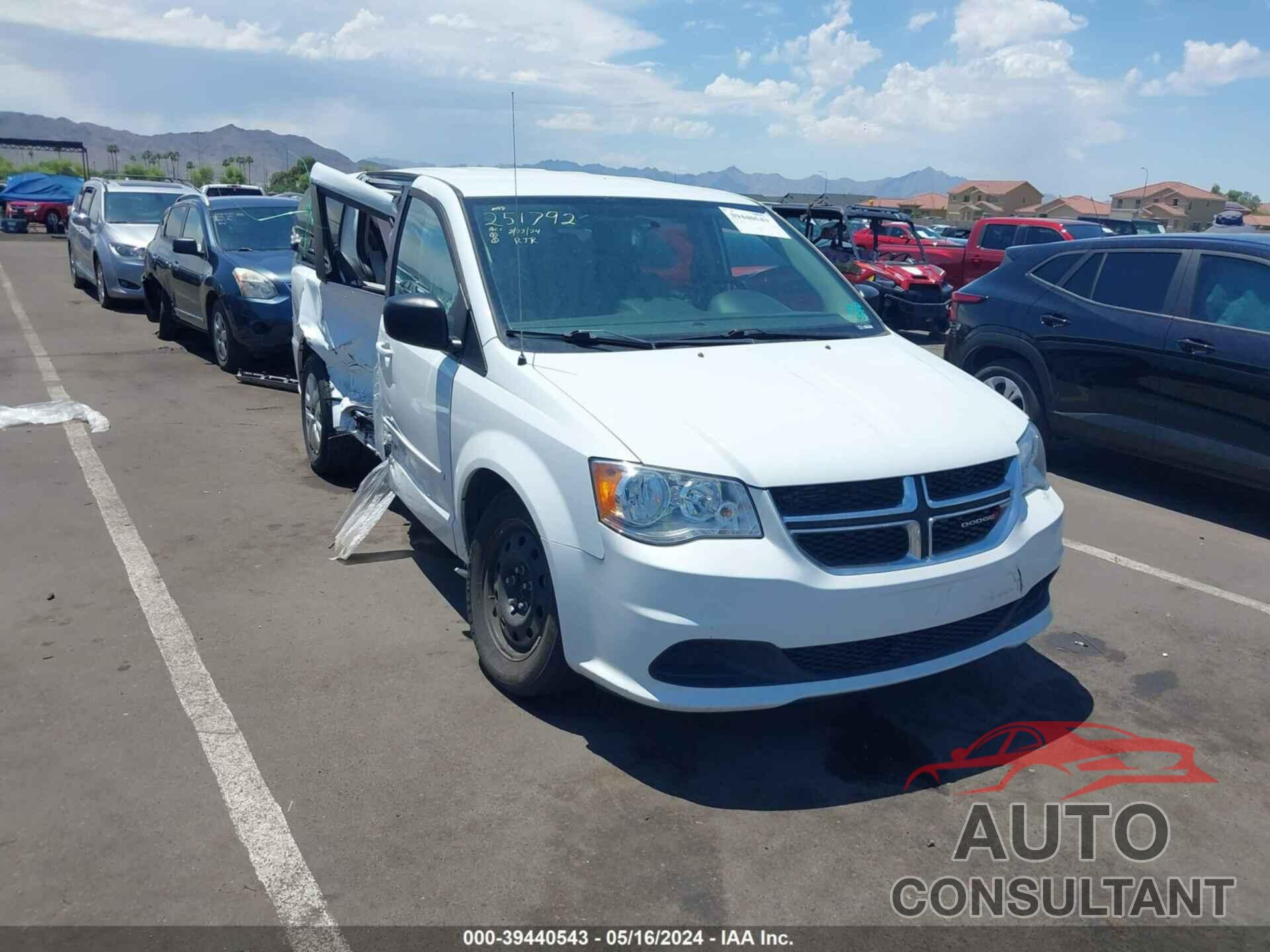 DODGE GRAND CARAVAN 2017 - 2C4RDGBG9HR607336