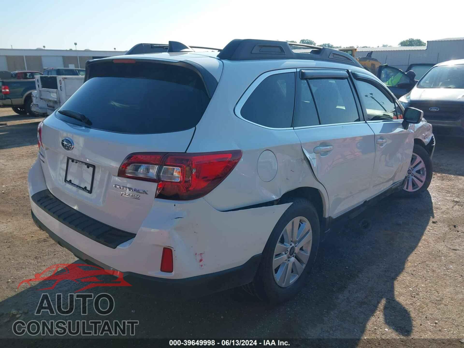 SUBARU OUTBACK 2017 - 4S4BSACC8H3229630