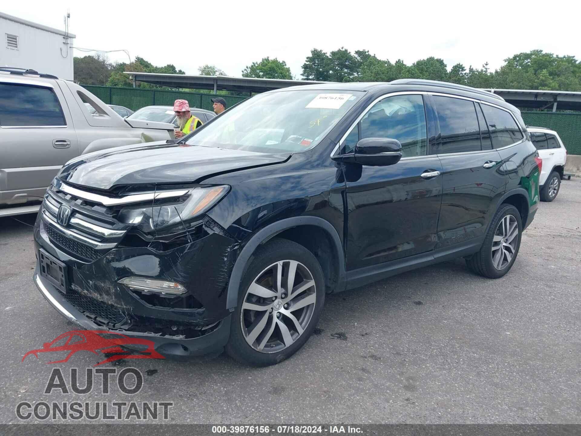 HONDA PILOT 2017 - 5FNYF6H96HB024341