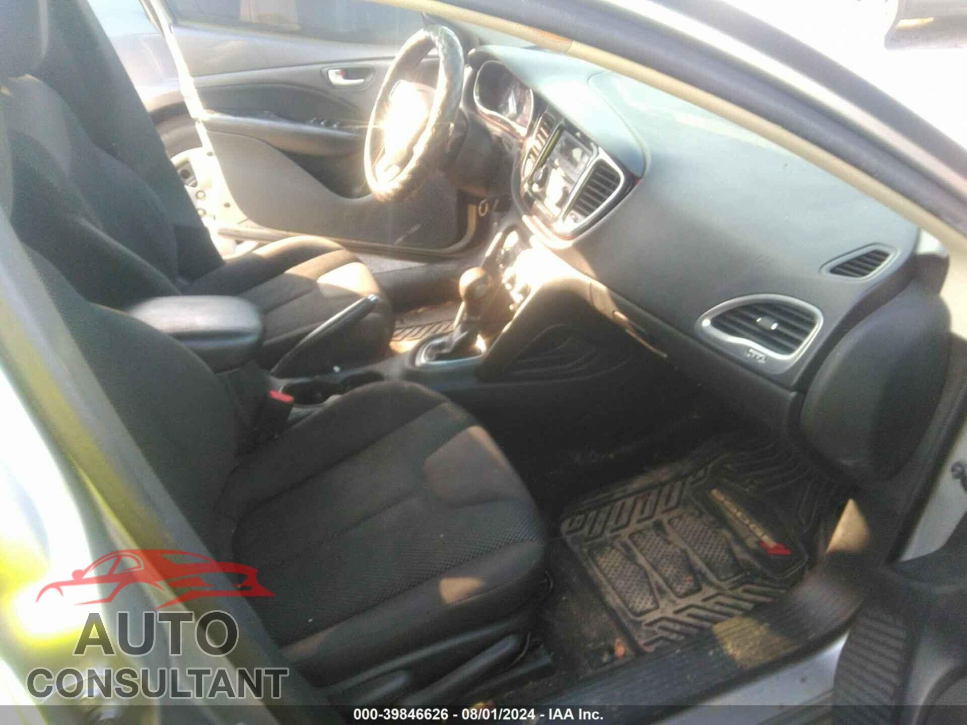 DODGE DART 2015 - 1C3CDFAA1FD370102