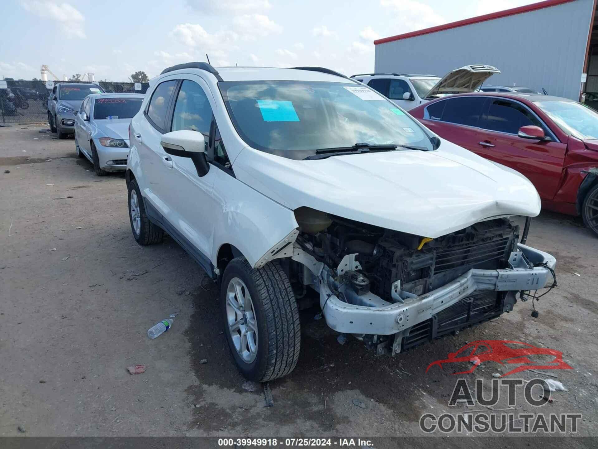 FORD ECOSPORT 2018 - MAJ3P1TE0JC212098