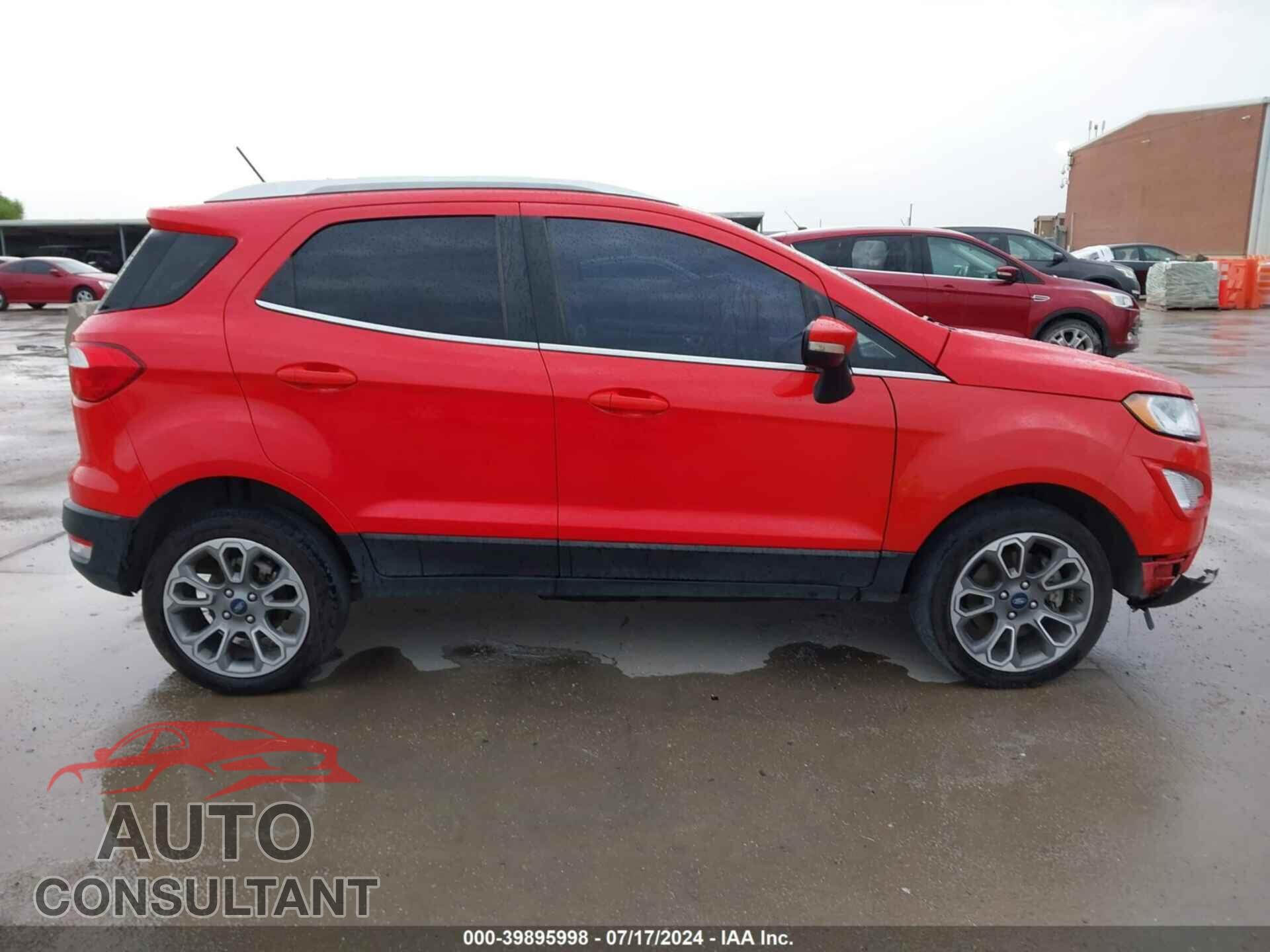 FORD ECOSPORT 2019 - MAJ6S3KL7KC267625