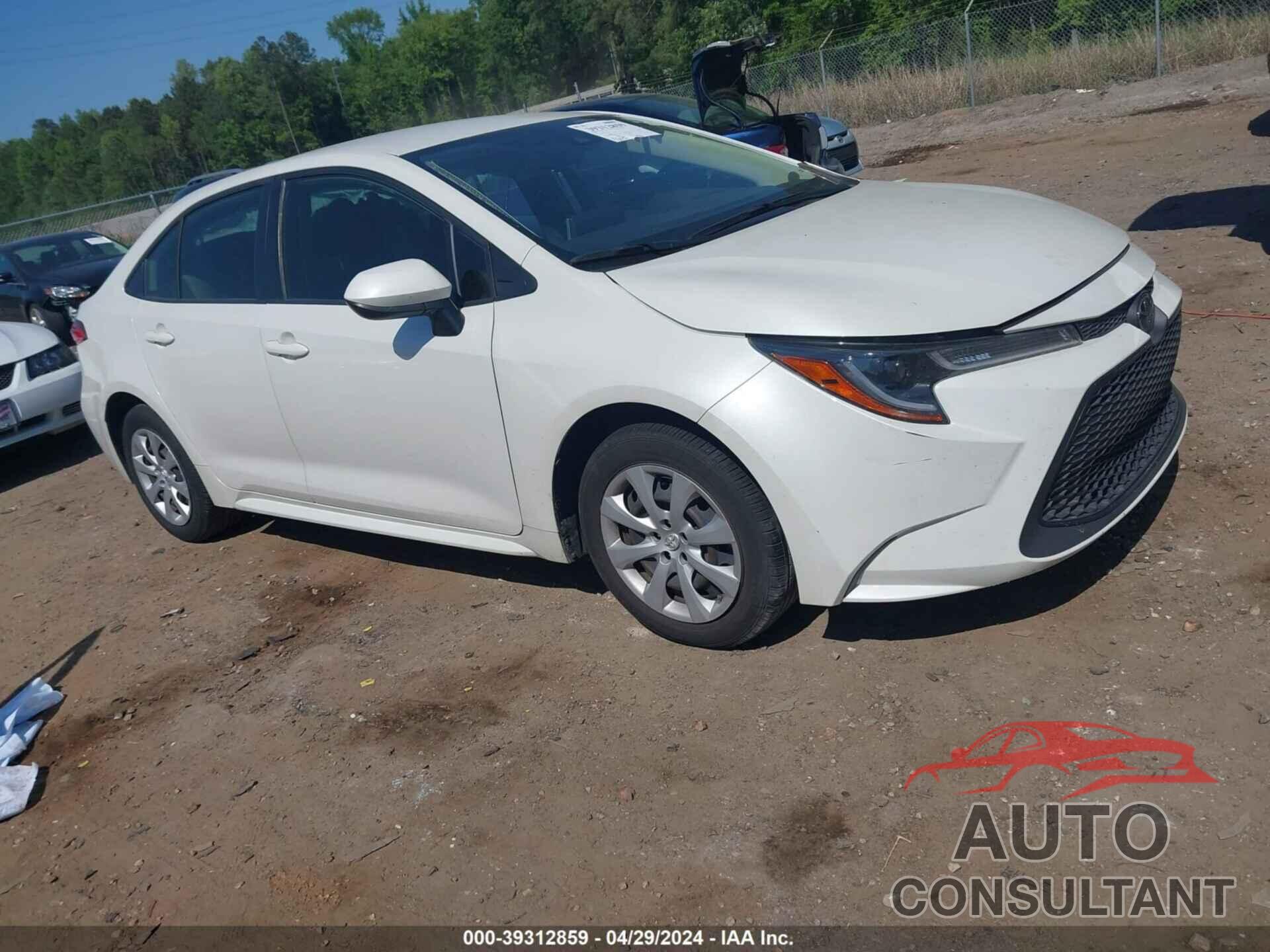 TOYOTA COROLLA 2020 - JTDEPRAE0LJ006153