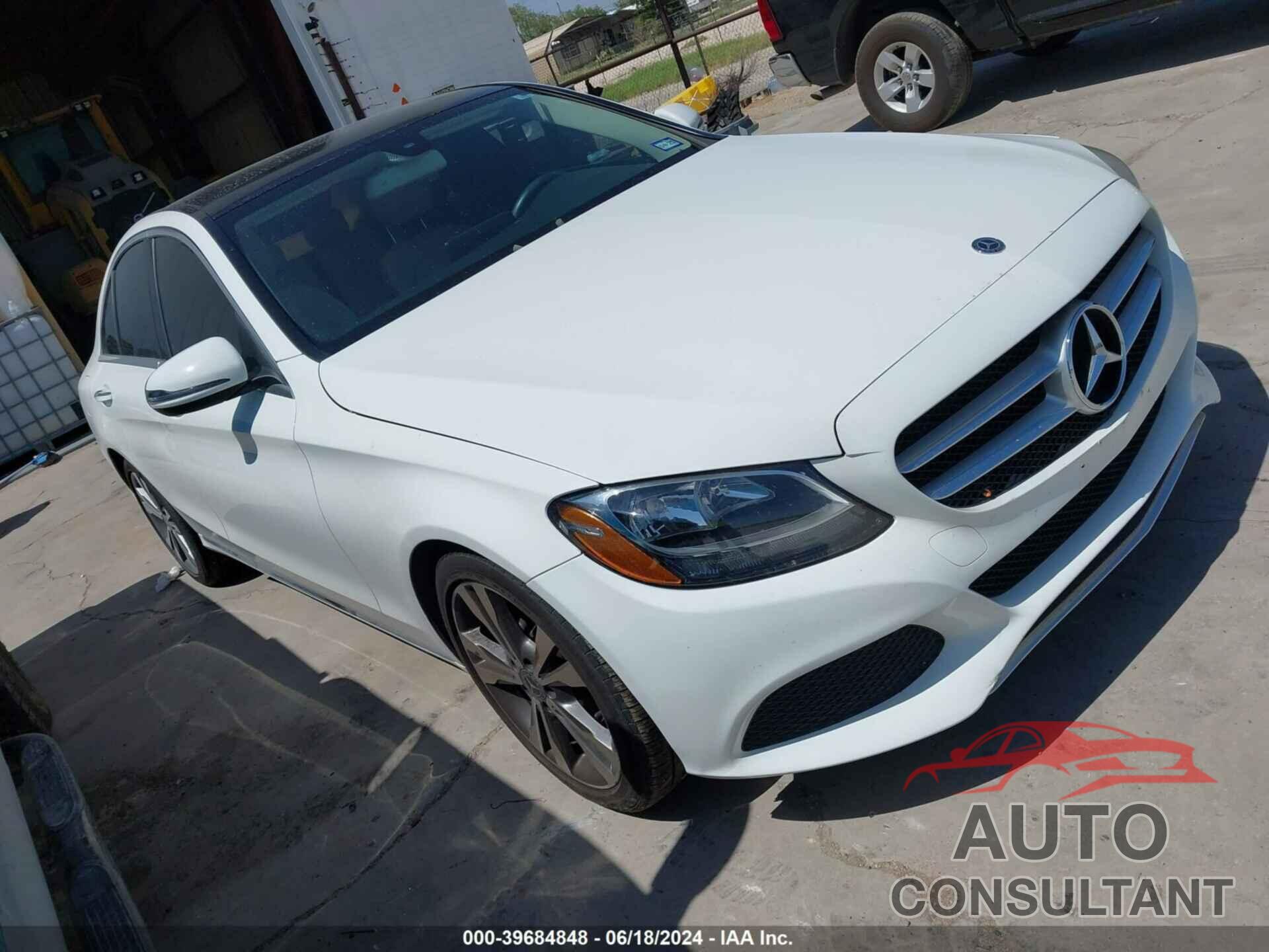 MERCEDES-BENZ C 300 2018 - WDDWF4JB1JR385667