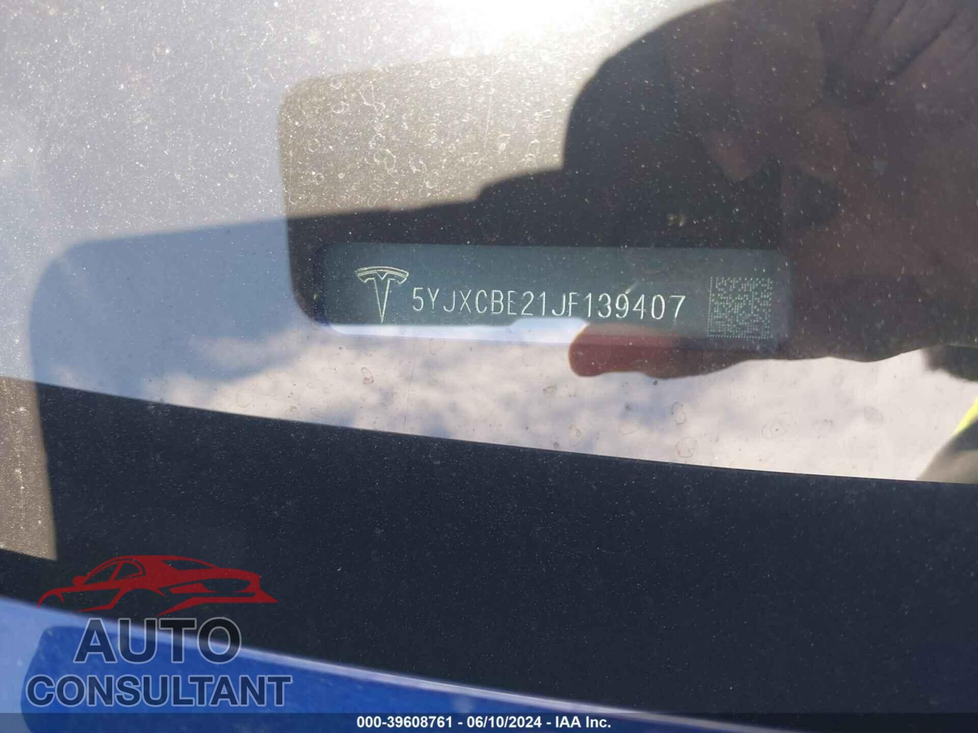 TESLA MODEL X 2018 - 5YJXCBE21JF139407