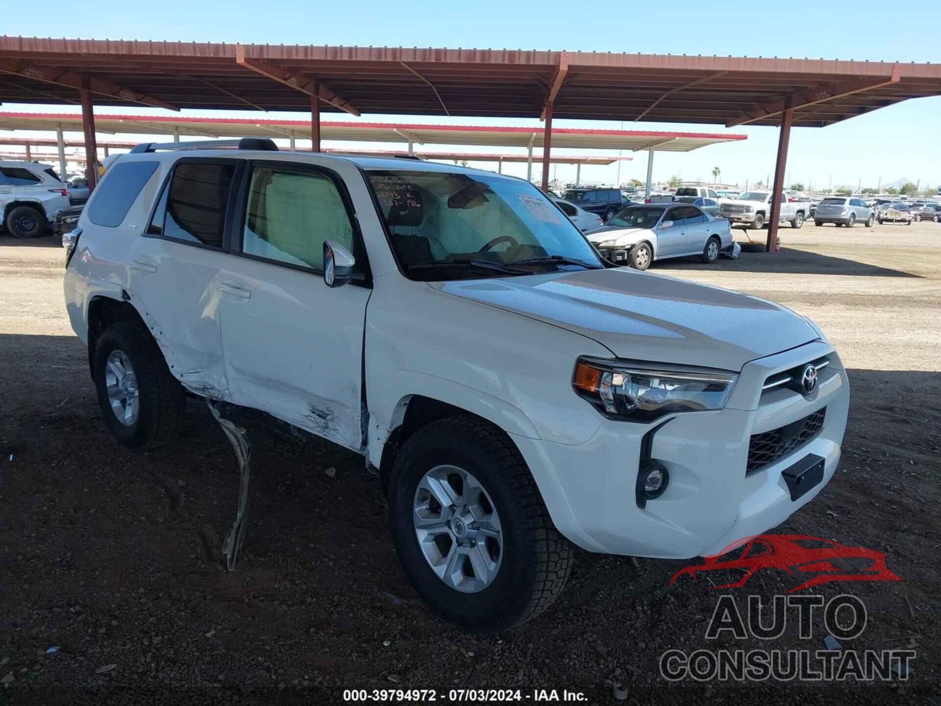 TOYOTA 4RUNNER 2021 - JTEMU5JR5M5912093