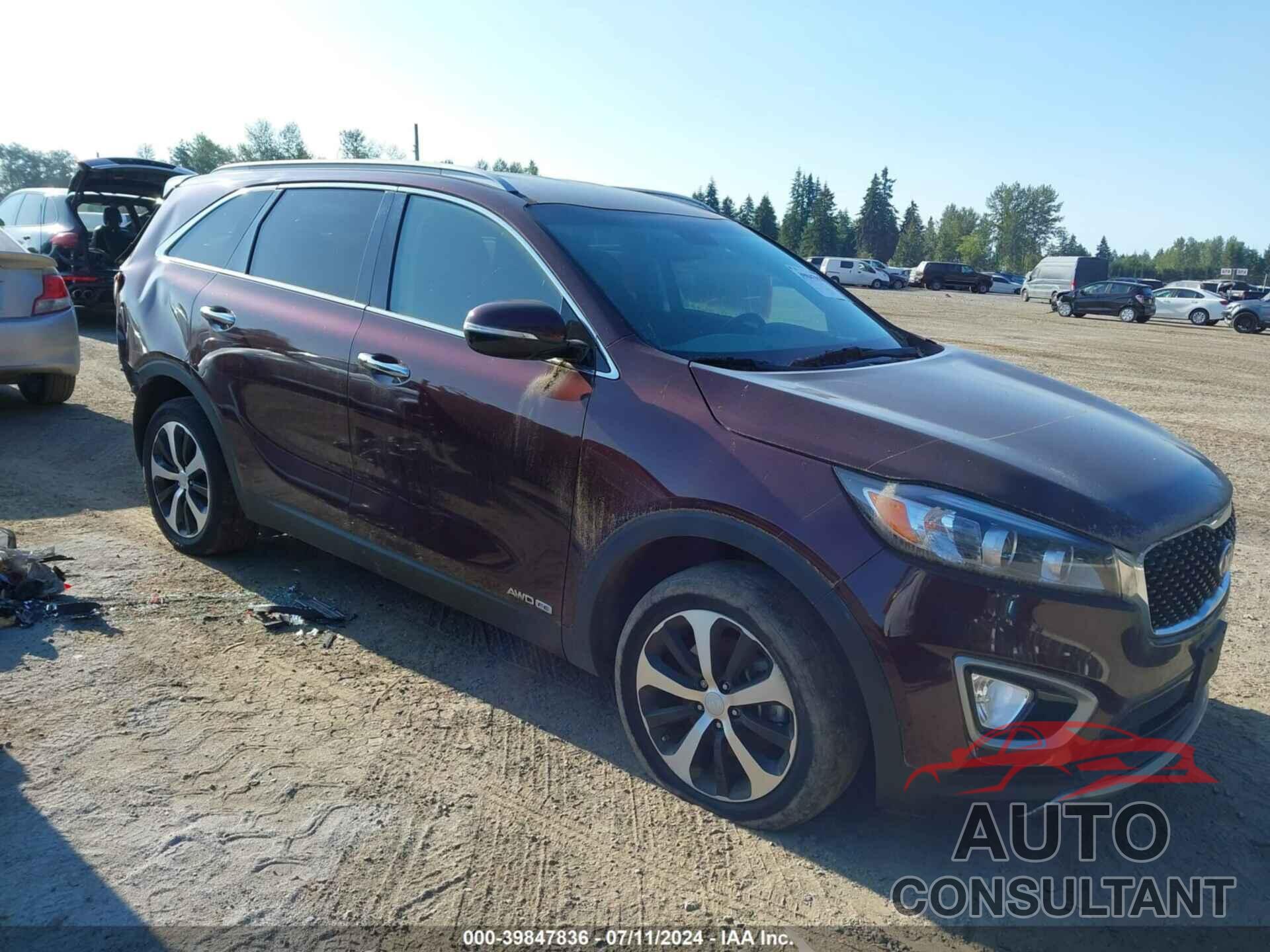 KIA SORENTO 2017 - 5XYPHDA57HG235431