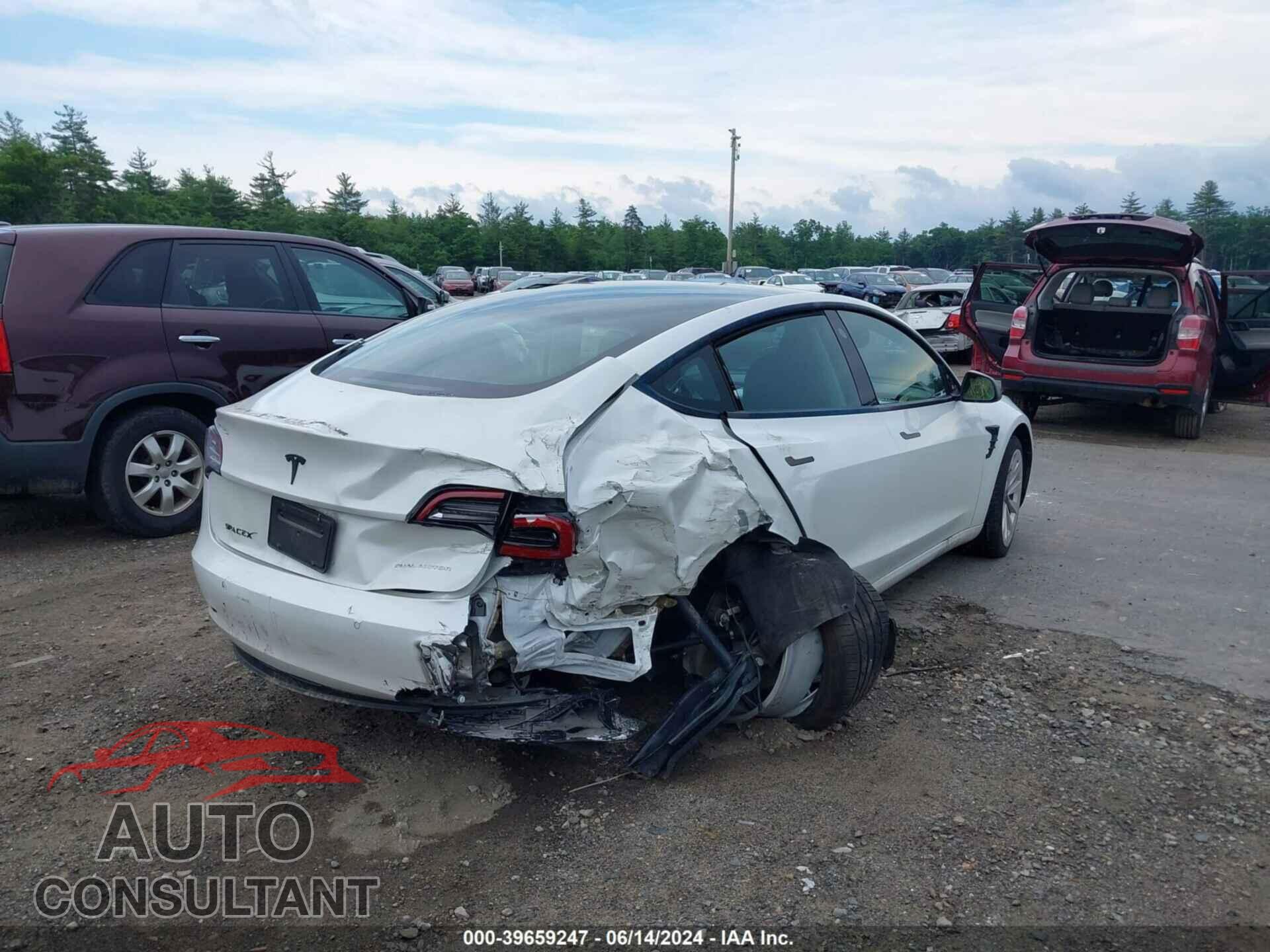 TESLA MODEL 3 2021 - 5YJ3E1EB9MF009365