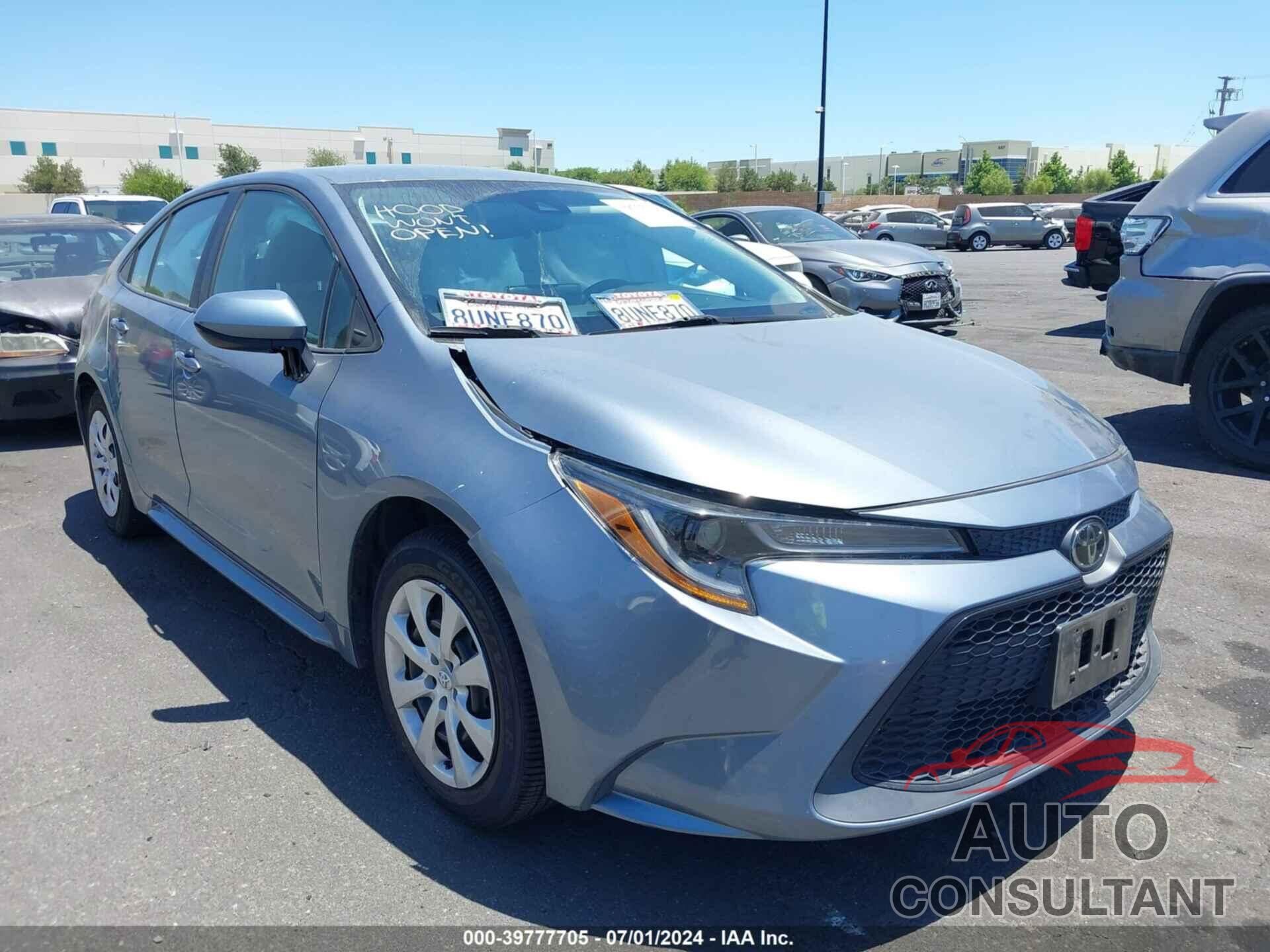 TOYOTA COROLLA 2021 - 5YFEPMAE3MP206914