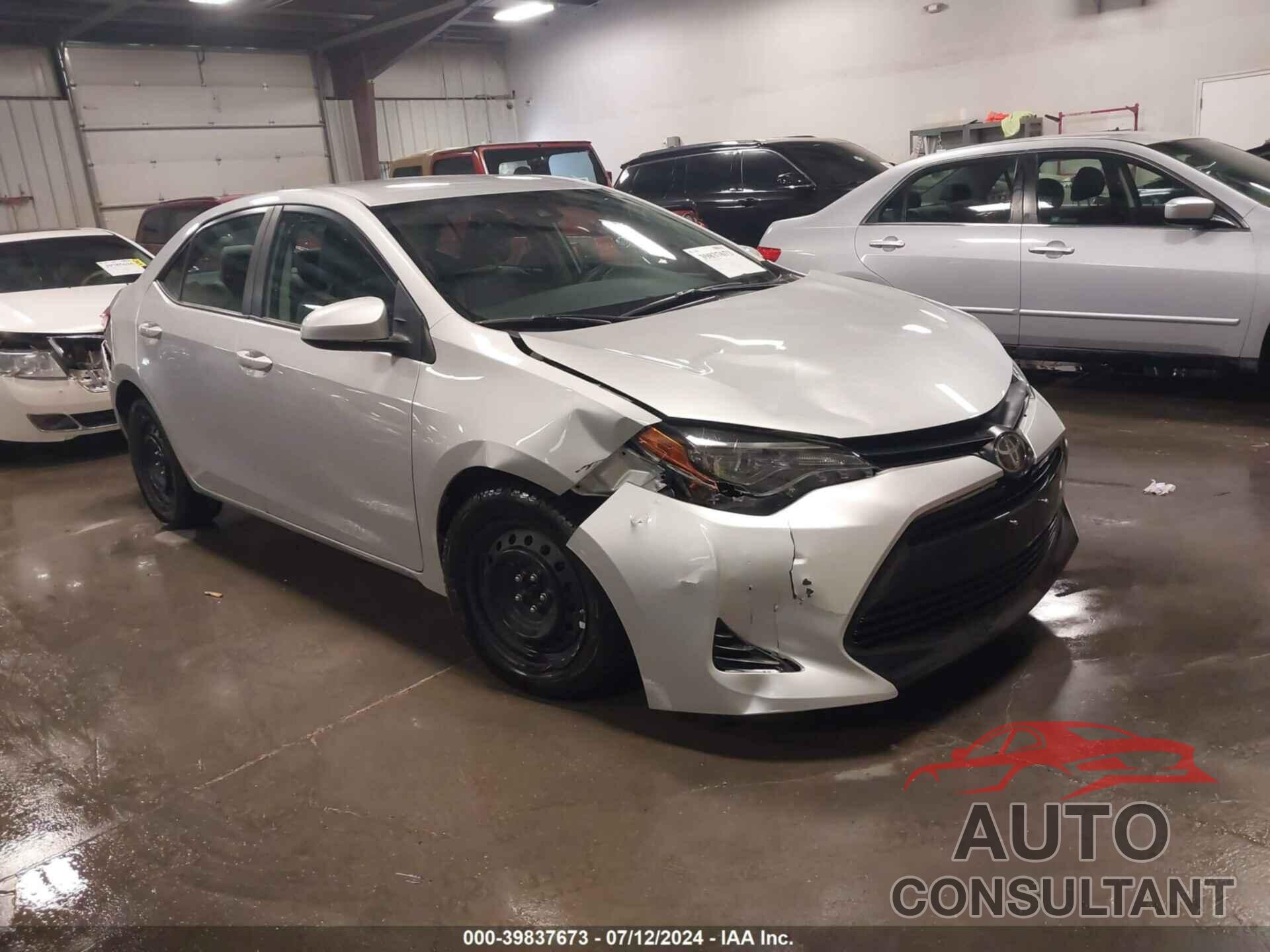TOYOTA COROLLA 2019 - 2T1BURHE9KC244045