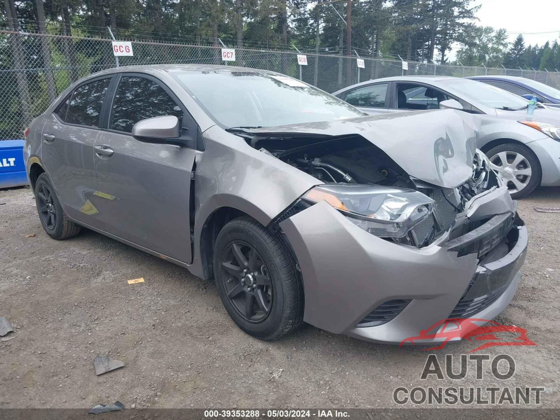TOYOTA COROLLA 2016 - 2T1BPRHE4GC639197