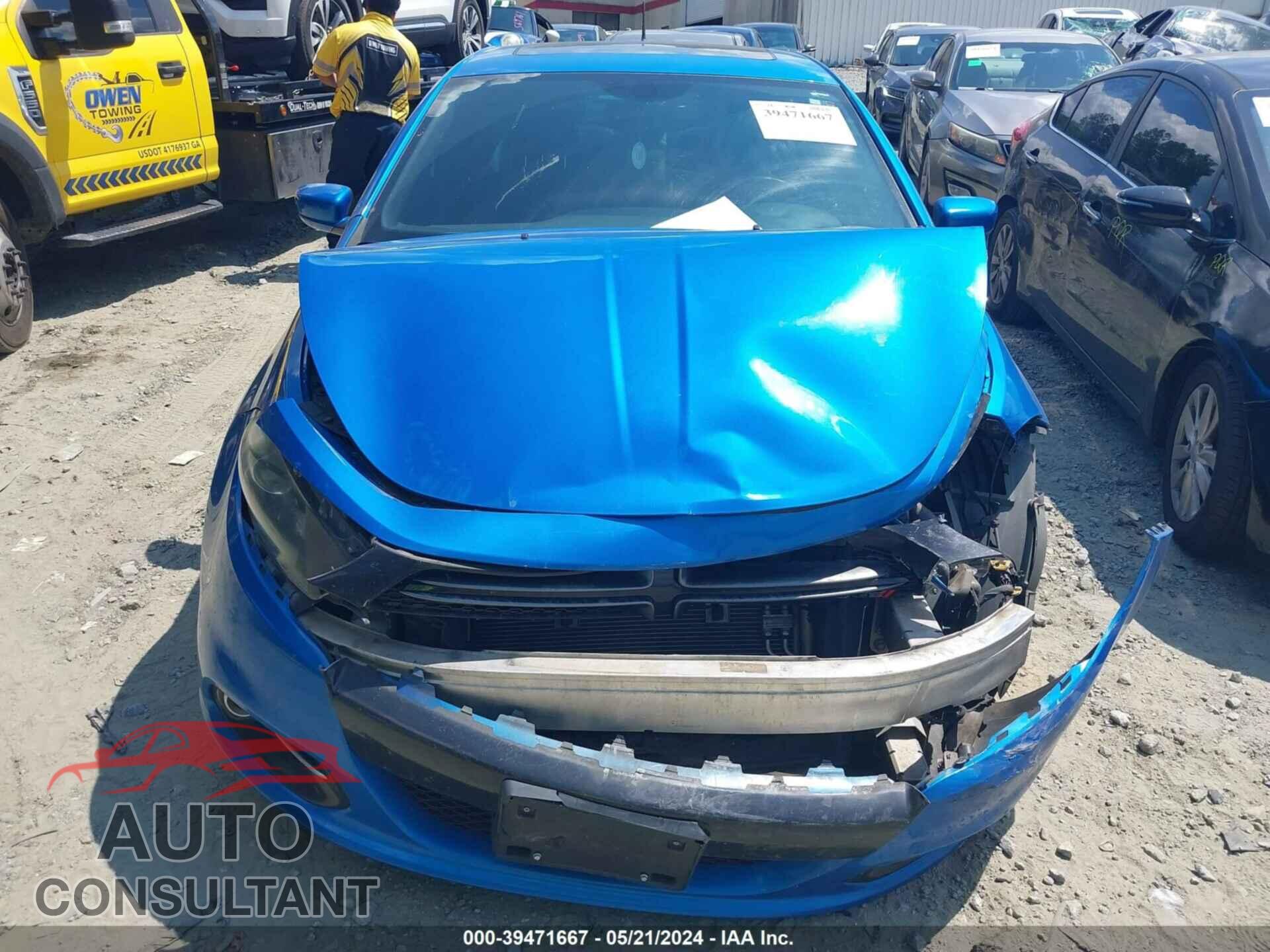 DODGE DART 2016 - 1C3CDFEB8GD538757