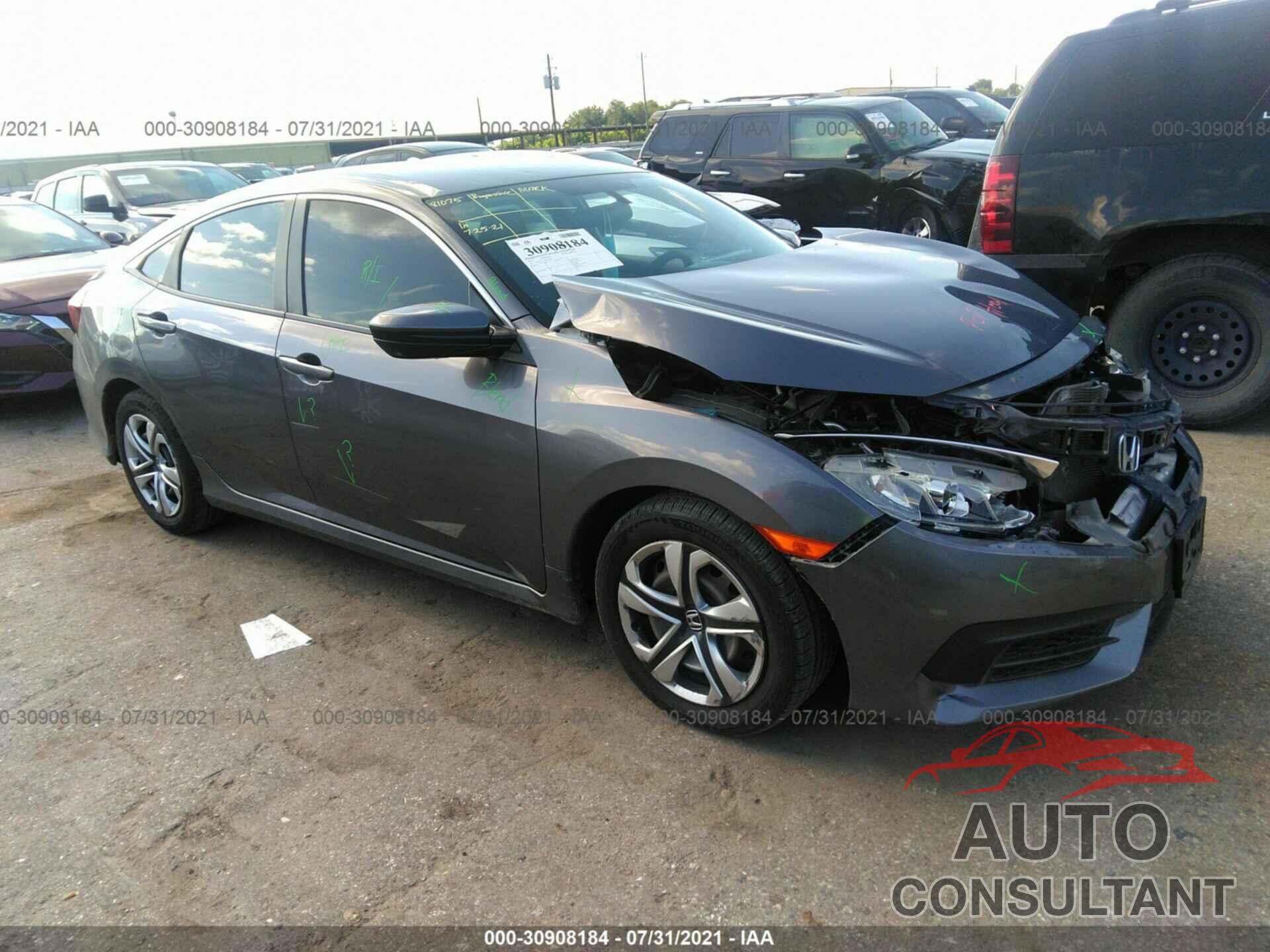 HONDA CIVIC SEDAN 2017 - 19XFC2F55HE037192