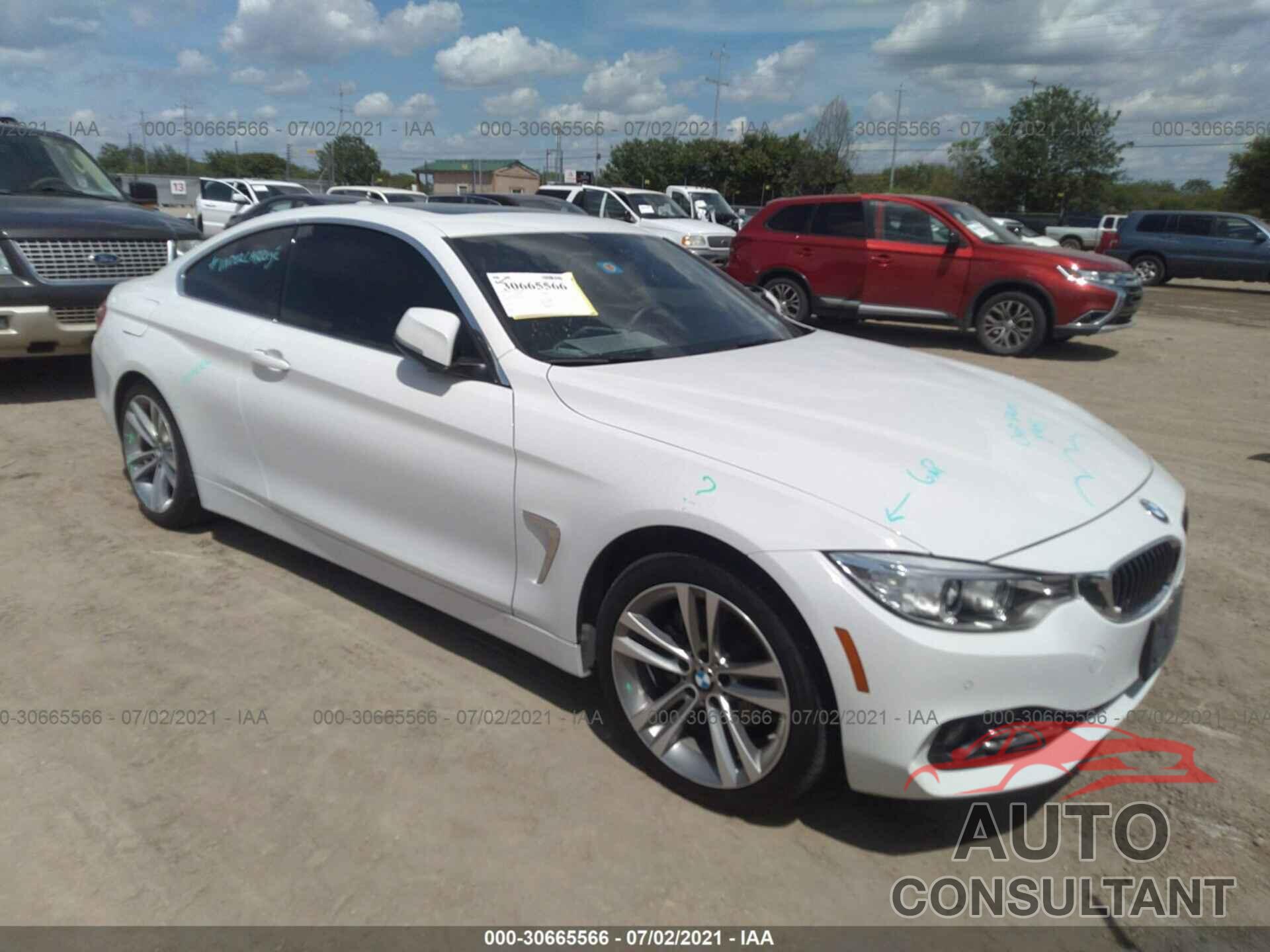 BMW 4 SERIES 2017 - WBA4R7C59HK679805