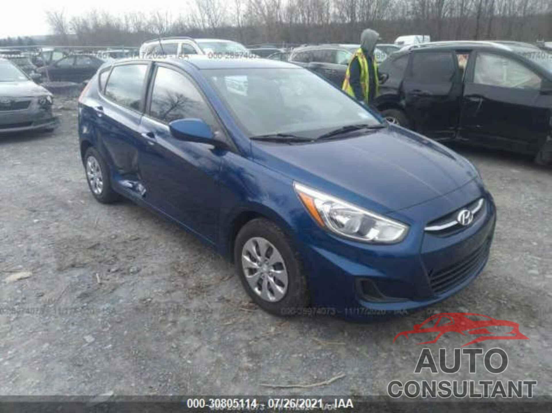 HYUNDAI ACCENT 2016 - KMHCT5AEXGU237203