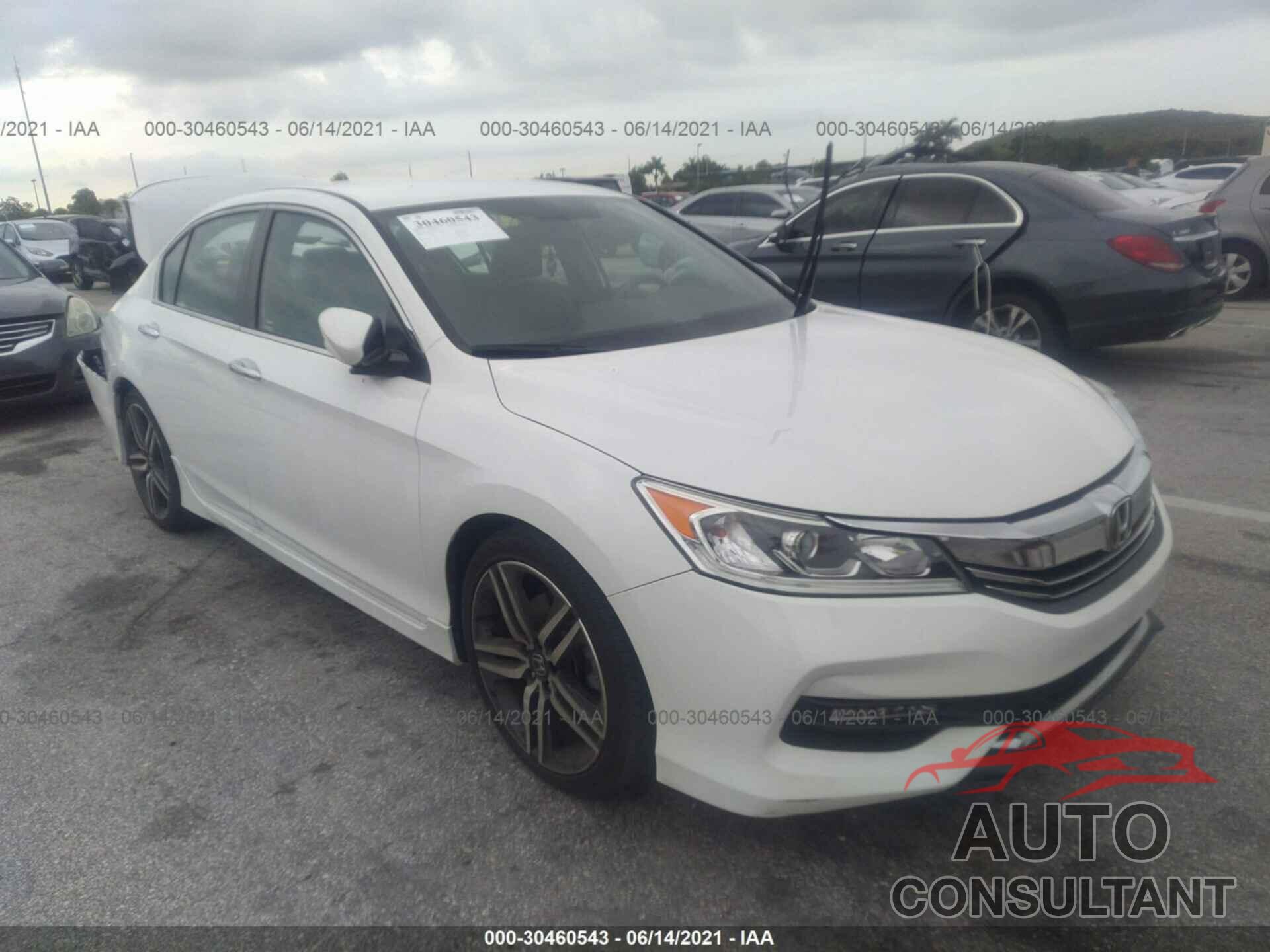 HONDA ACCORD SEDAN 2017 - 1HGCR2F12HA221900